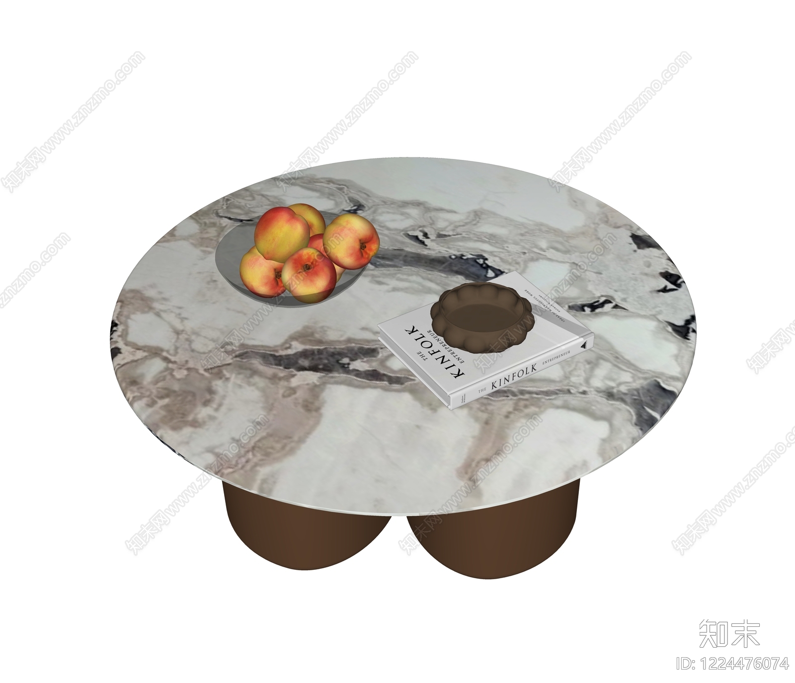 轻奢茶几SU模型下载【ID:1224476074】