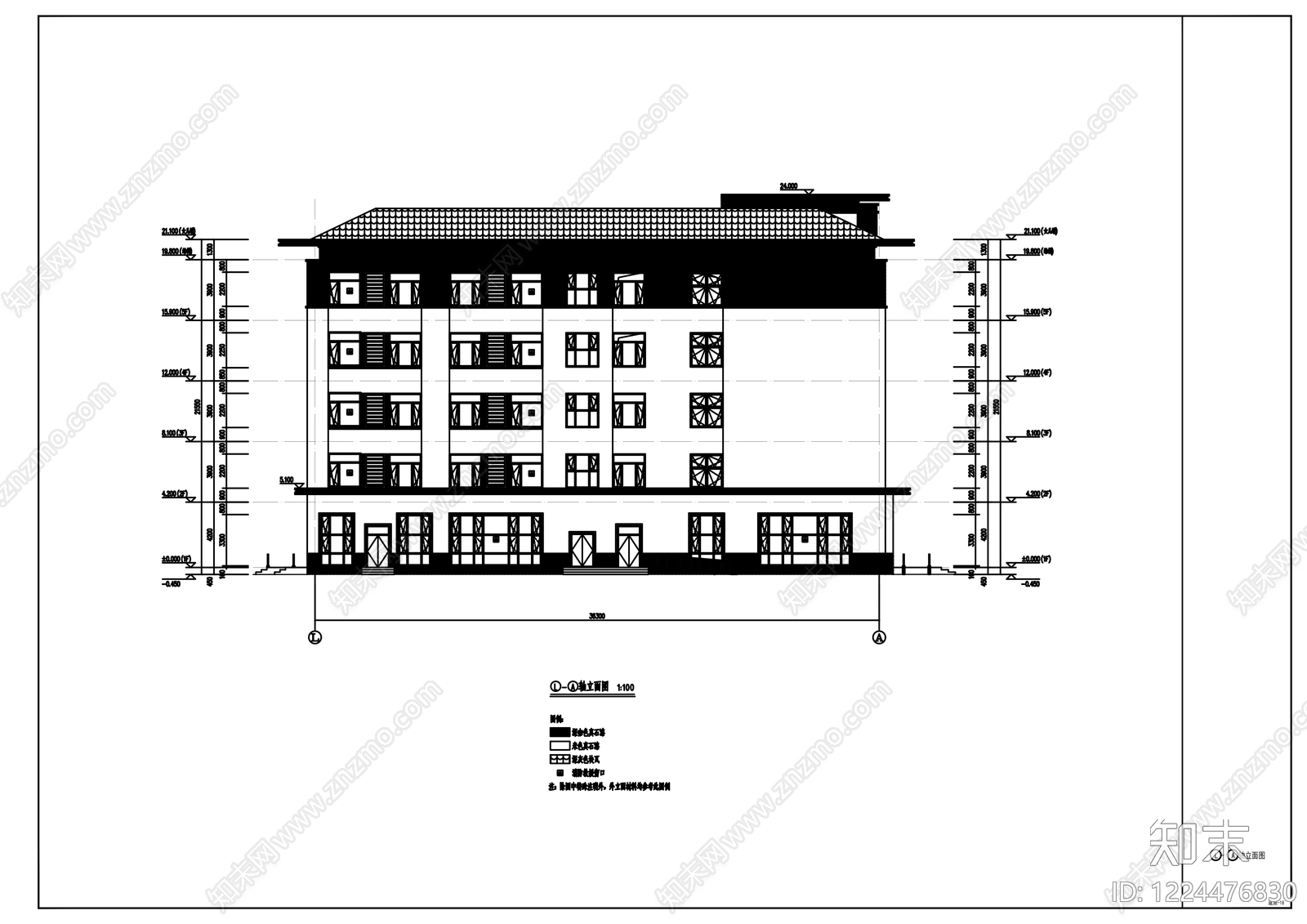 其他居住建筑cad施工图下载【ID:1224476830】