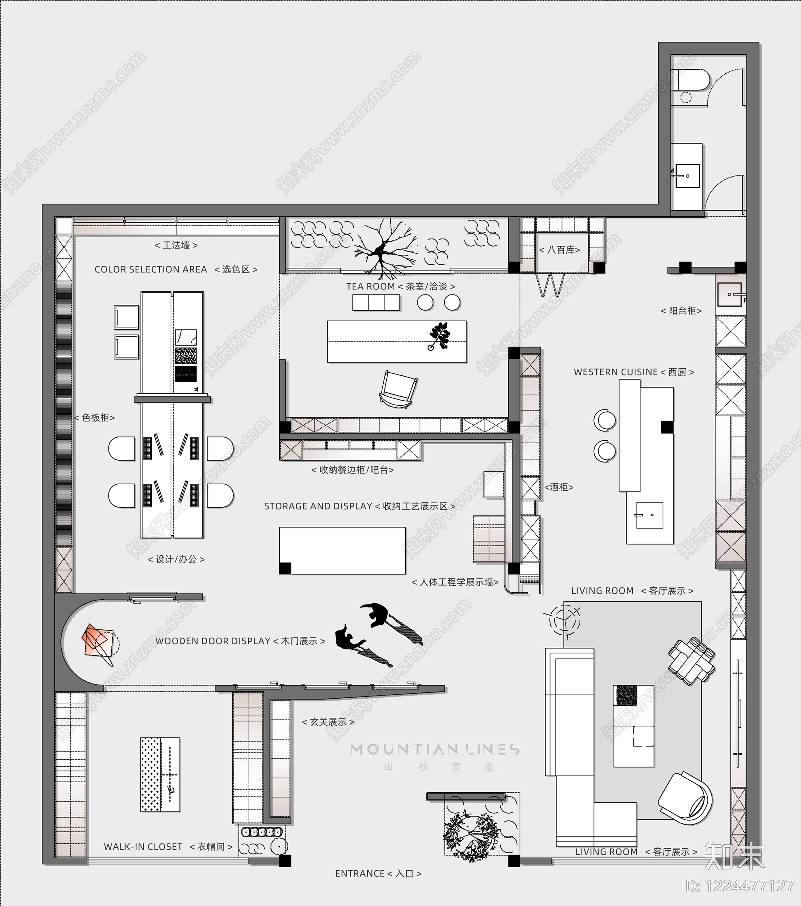 家具展厅CAD图纸