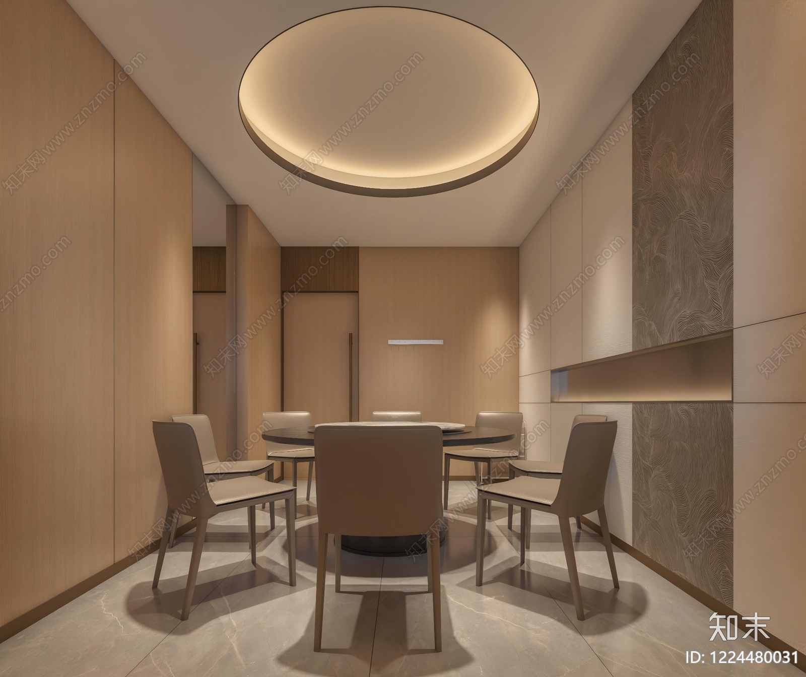 现代简约包厢3D模型下载【ID:1224480031】