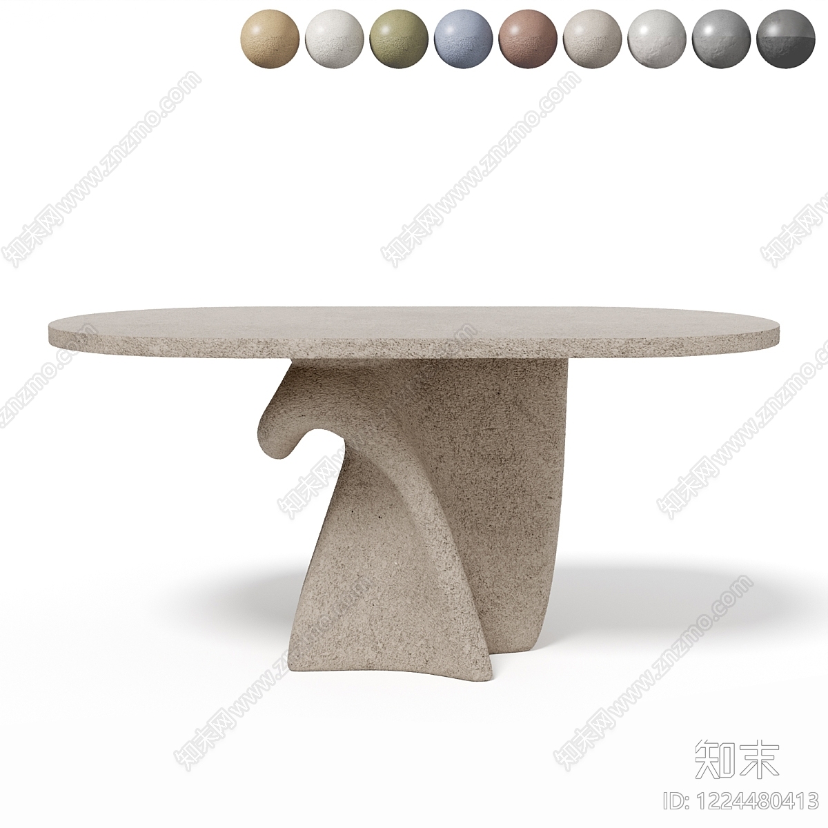 侘寂茶几3D模型下载【ID:1224480413】
