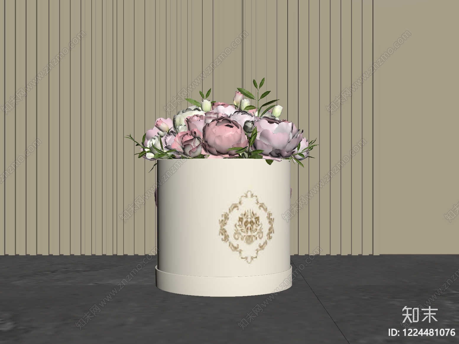 法式花艺SU模型下载【ID:1224481076】