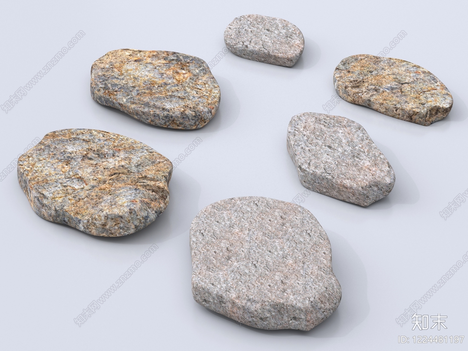侘寂石材3D模型下载【ID:1224481197】