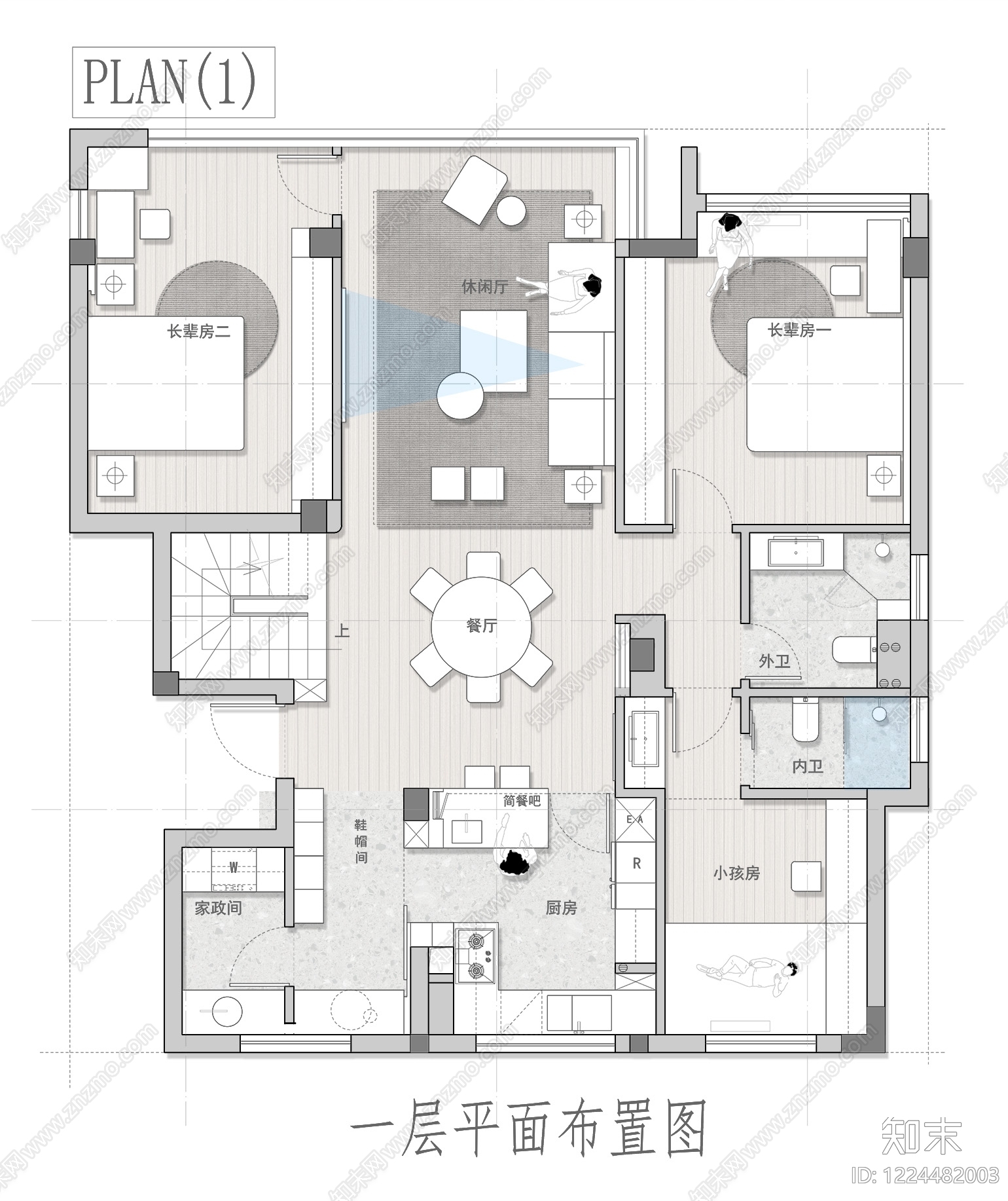别墅cad施工图下载【ID:1224482003】