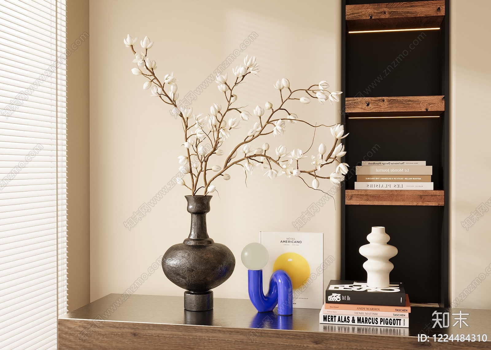 现代花艺3D模型下载【ID:1224484310】
