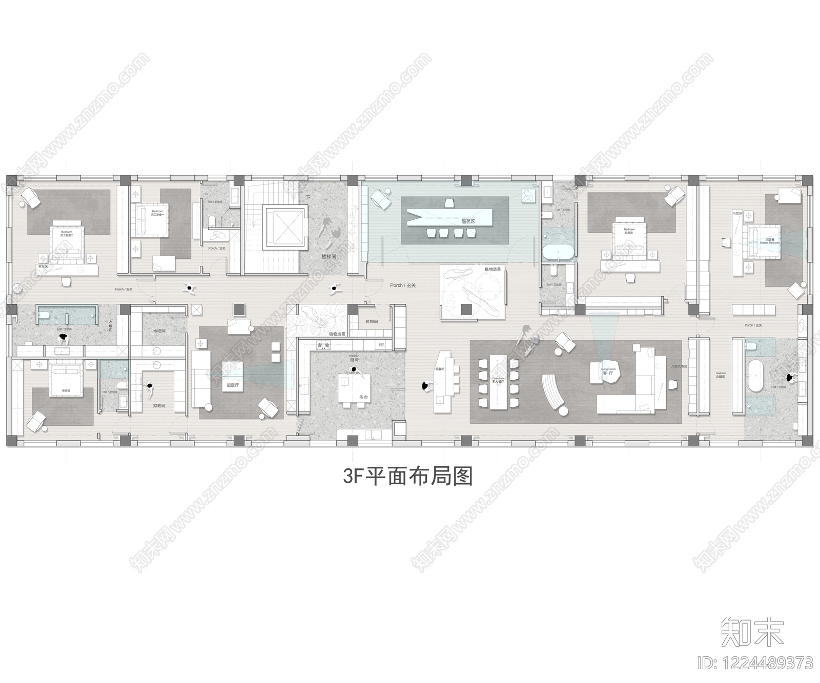 超大型平层cad施工图下载【ID:1224489373】
