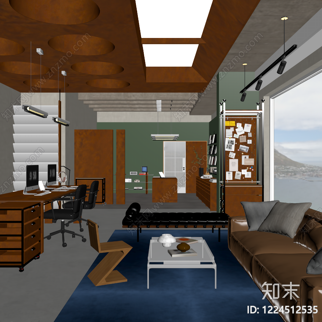 包豪斯工作室SU模型下载【ID:1224512535】