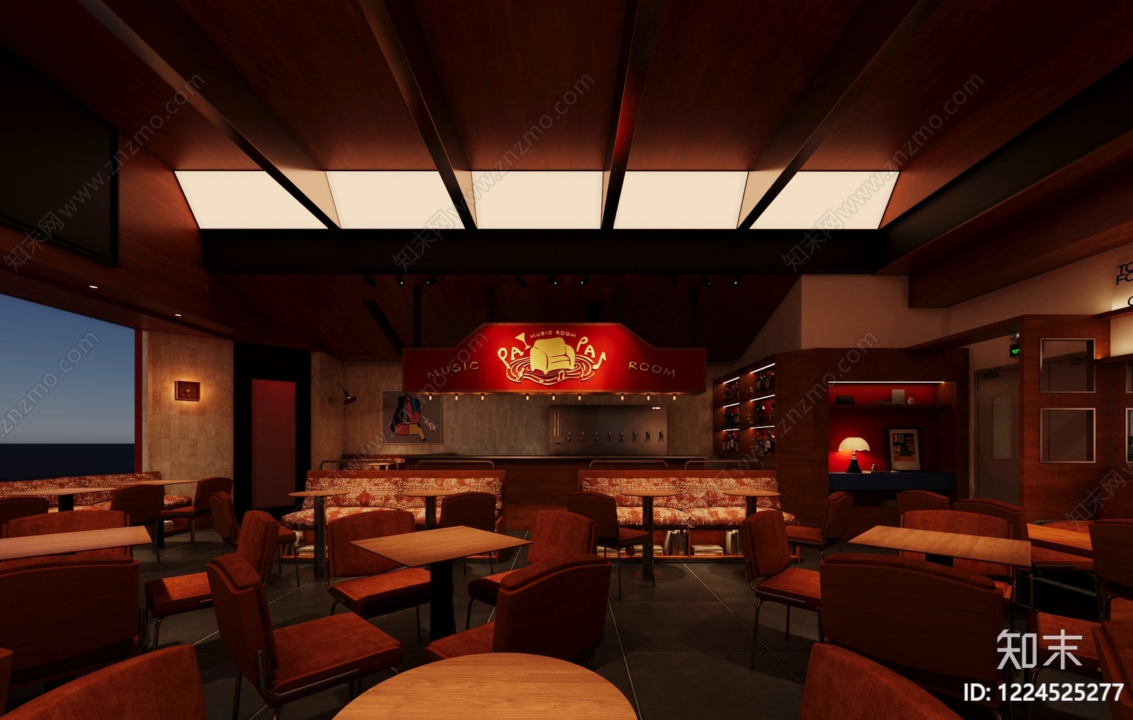 中古风酒馆3D模型下载【ID:1224525277】