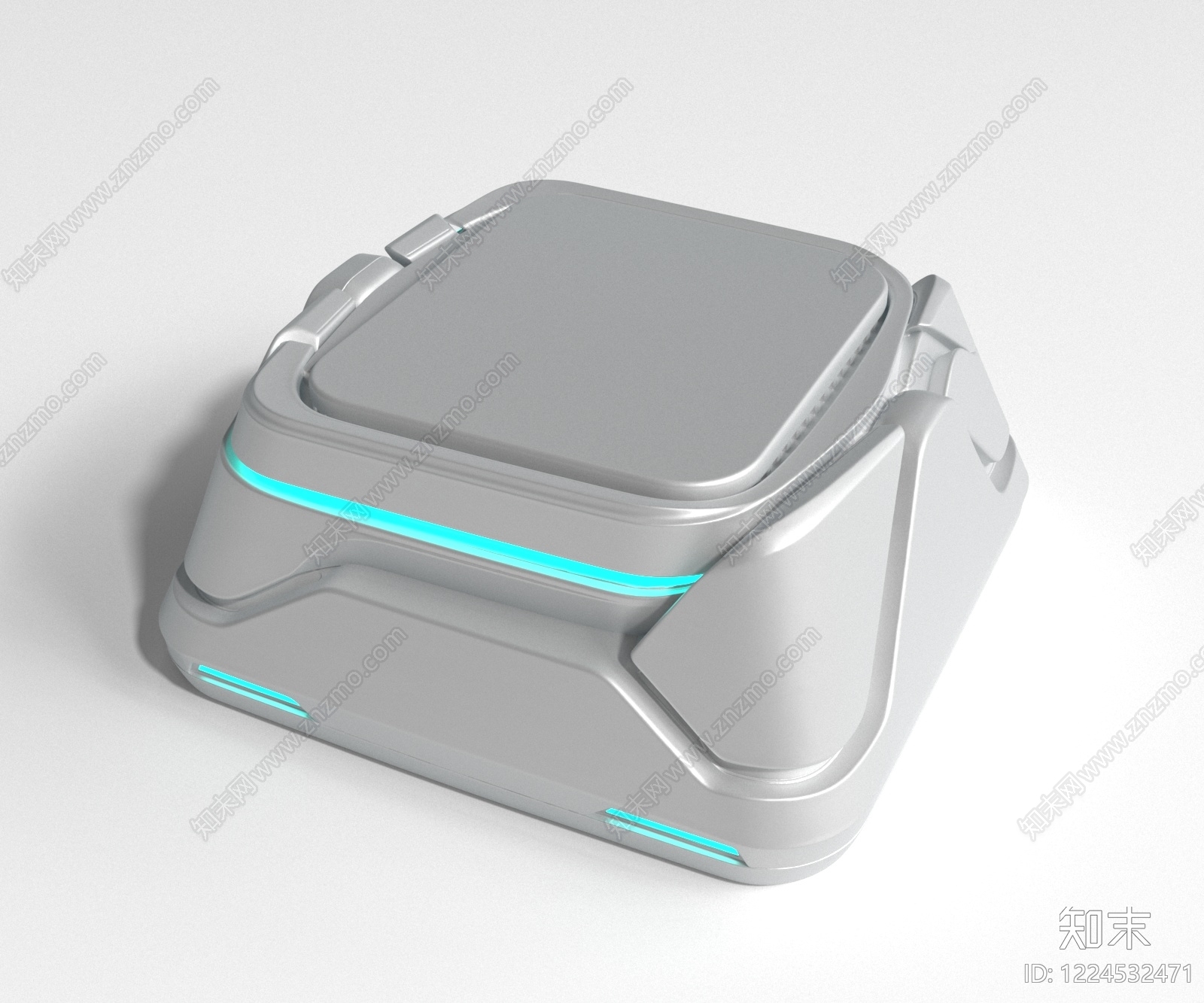 未来主义科技展厅3D模型下载【ID:1224532471】