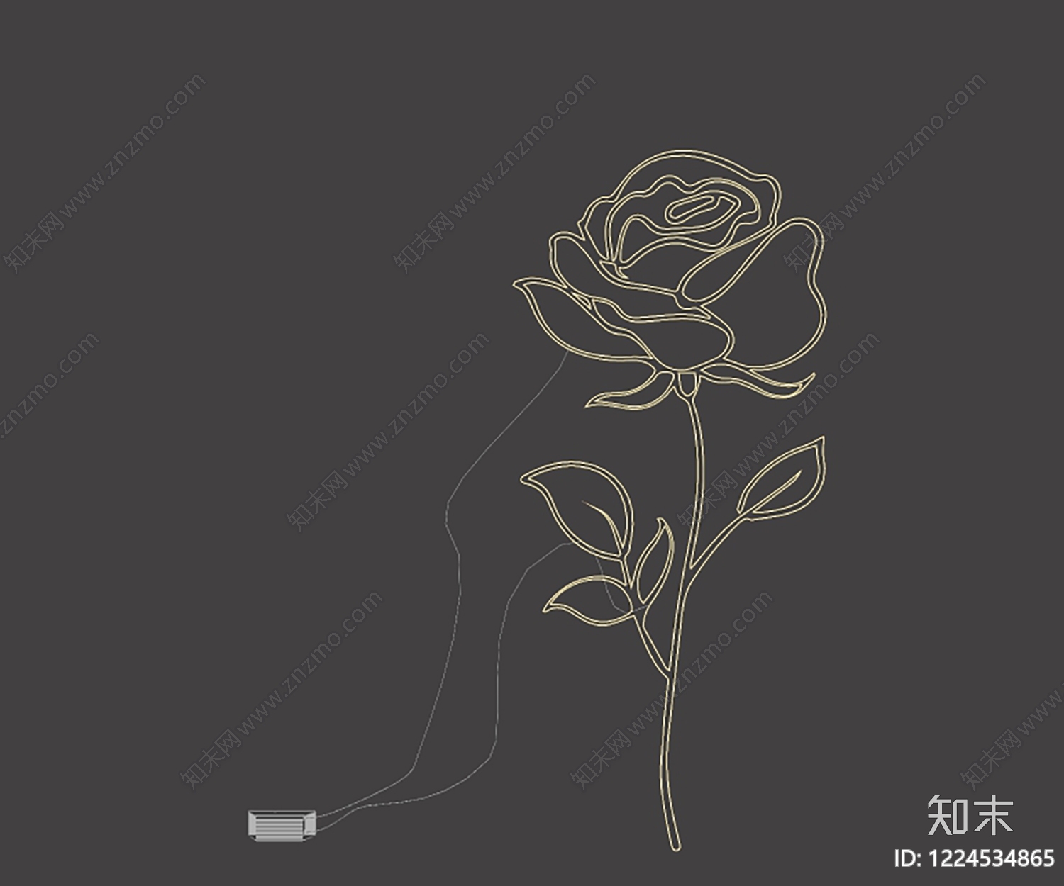 现代霓虹灯SU模型下载【ID:1224534865】