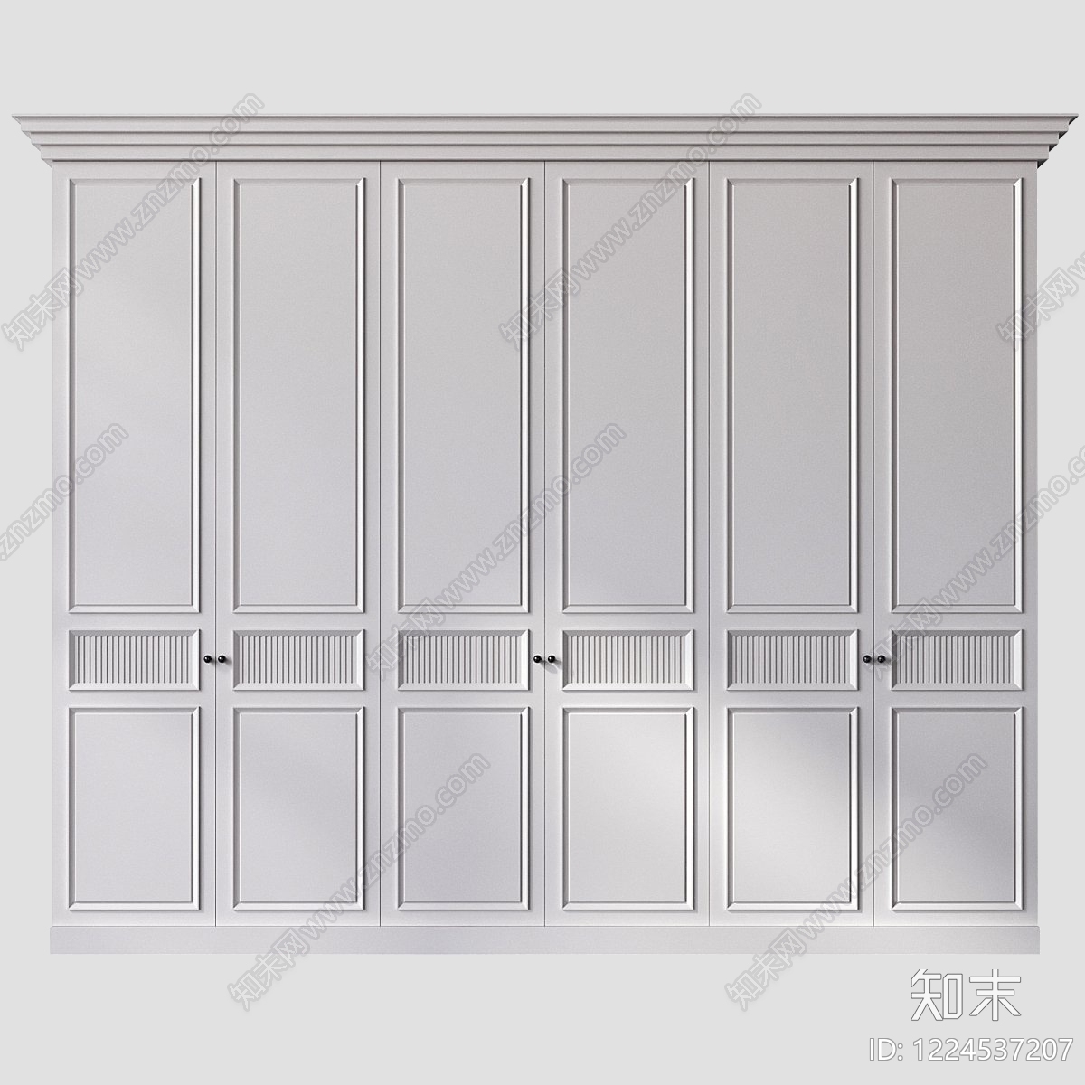 现代简约储物柜3D模型下载【ID:1224537207】