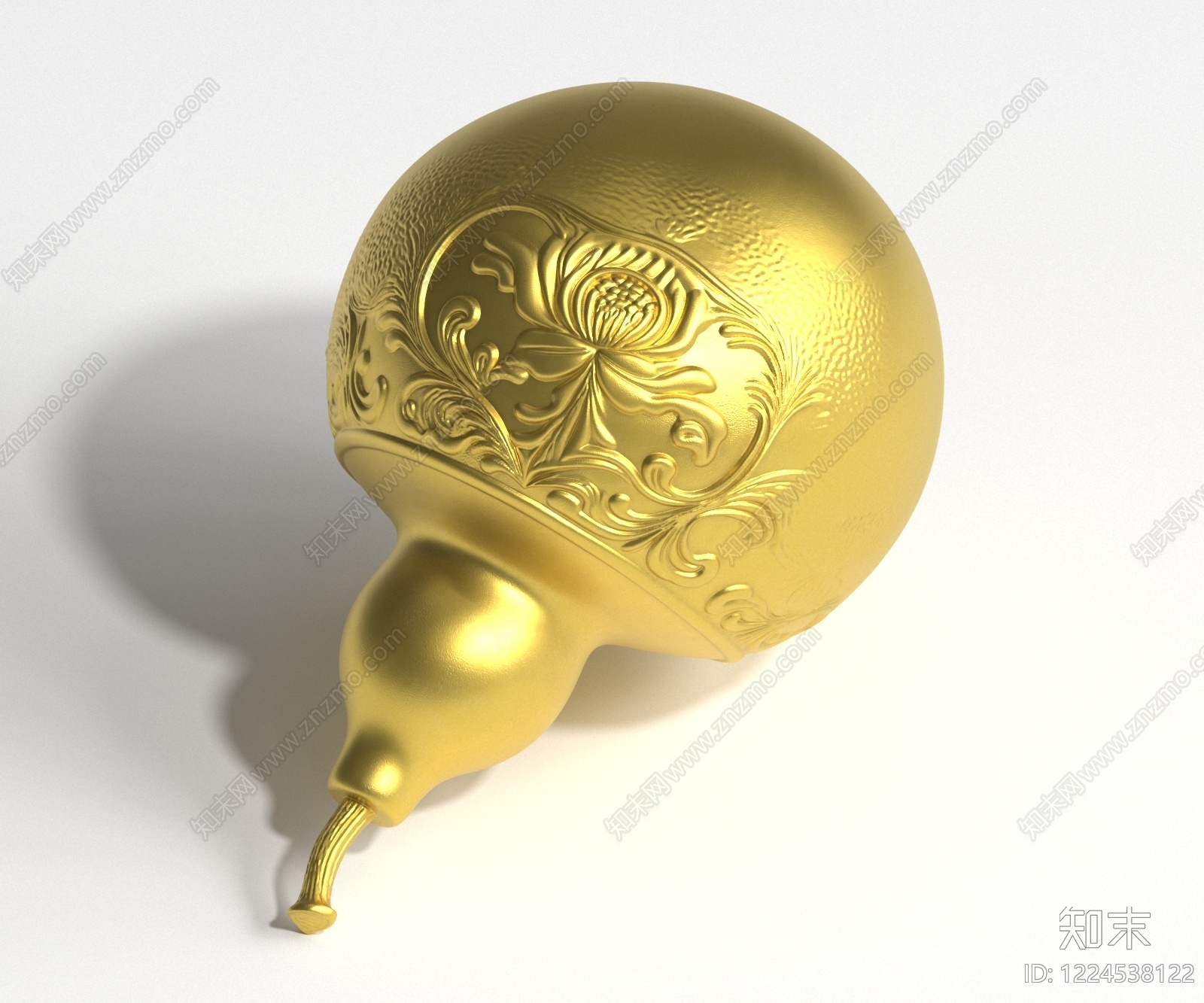 中式雕塑摆件3D模型下载【ID:1224538122】