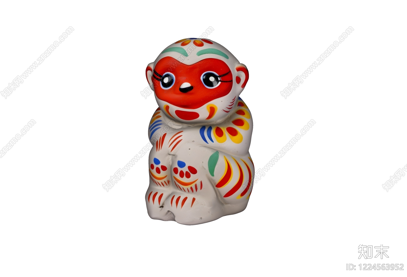 中式雕塑摆件SU模型下载【ID:1224563952】
