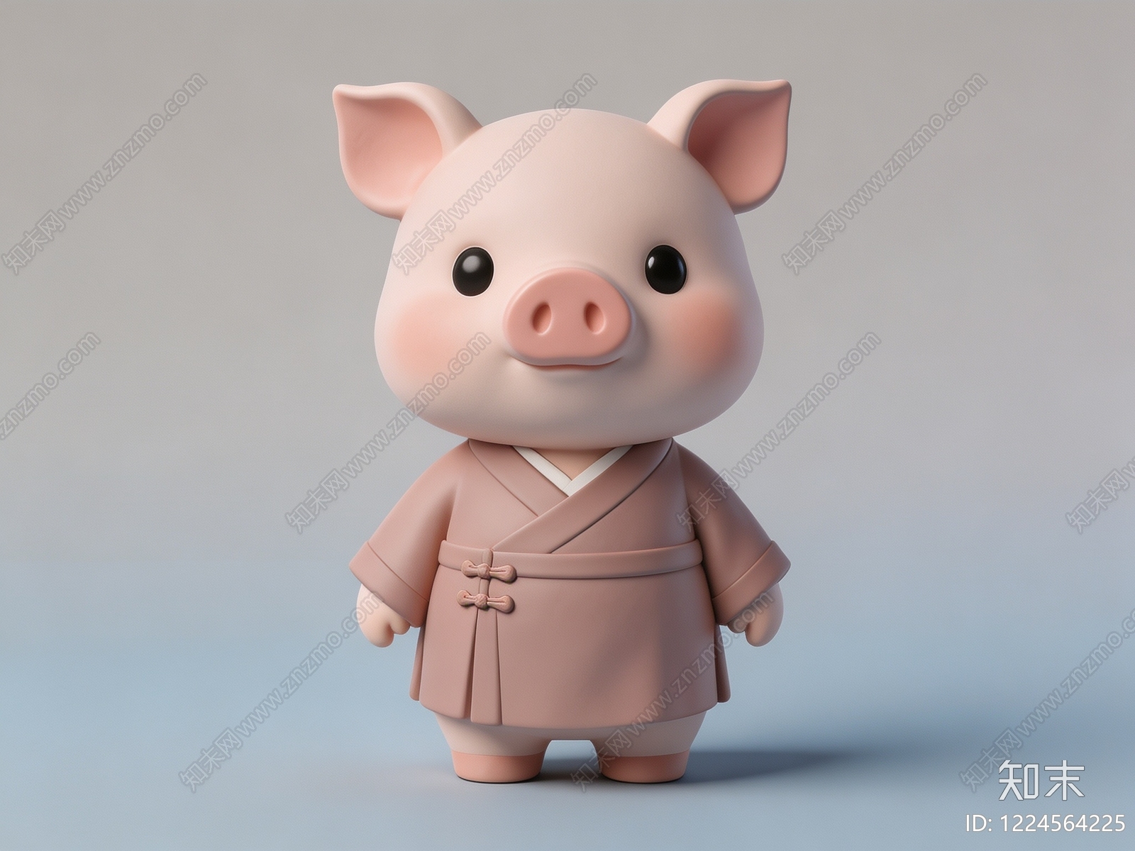 中式雕塑摆件SU模型下载【ID:1224564225】