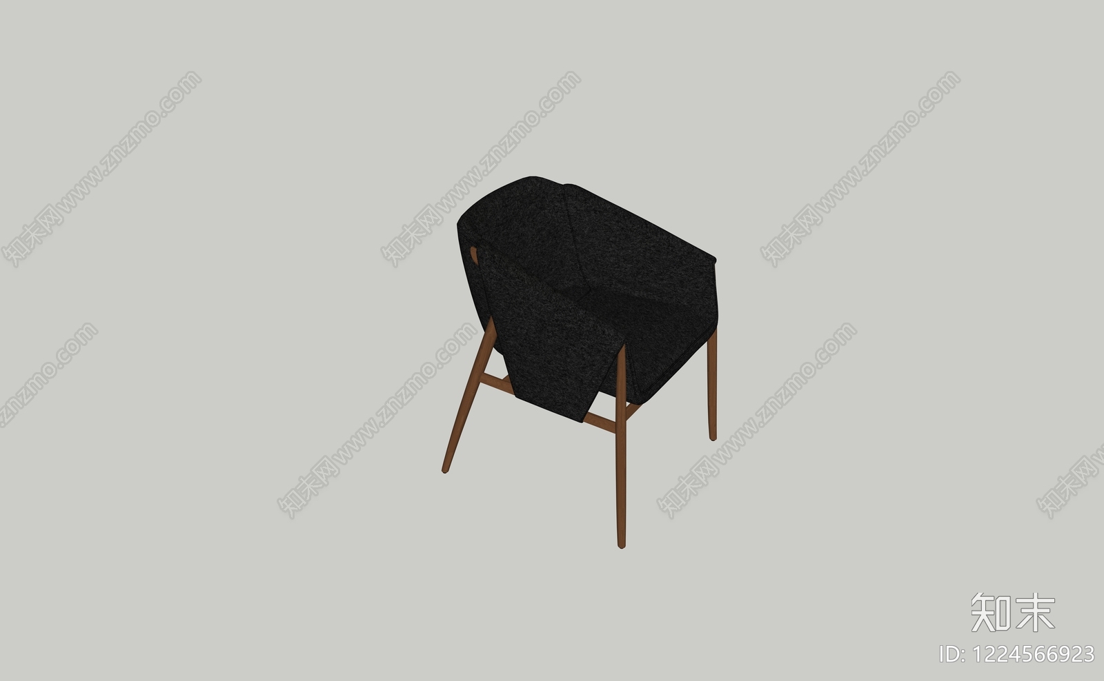 北欧餐椅3D模型下载【ID:1224566923】