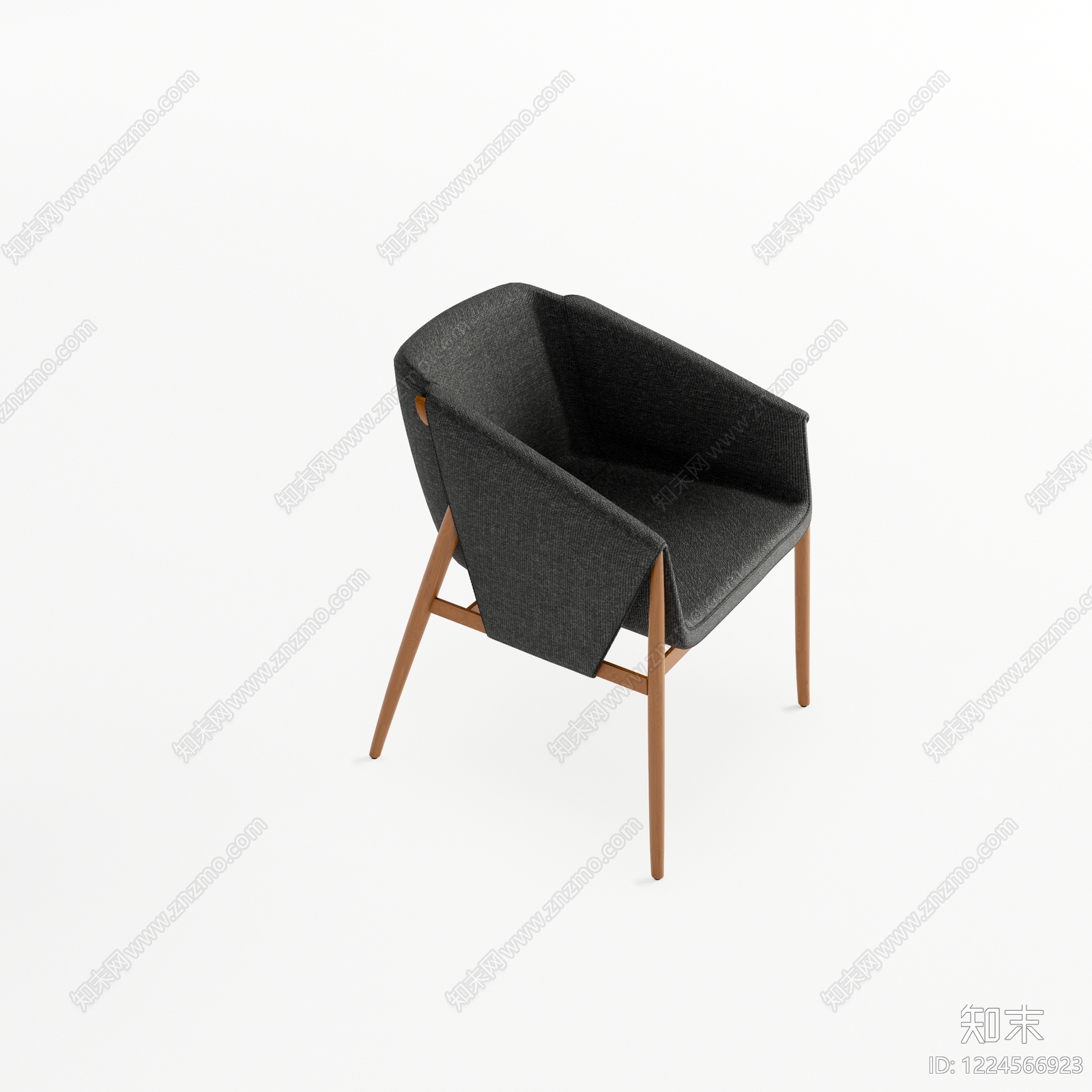 北欧餐椅3D模型下载【ID:1224566923】
