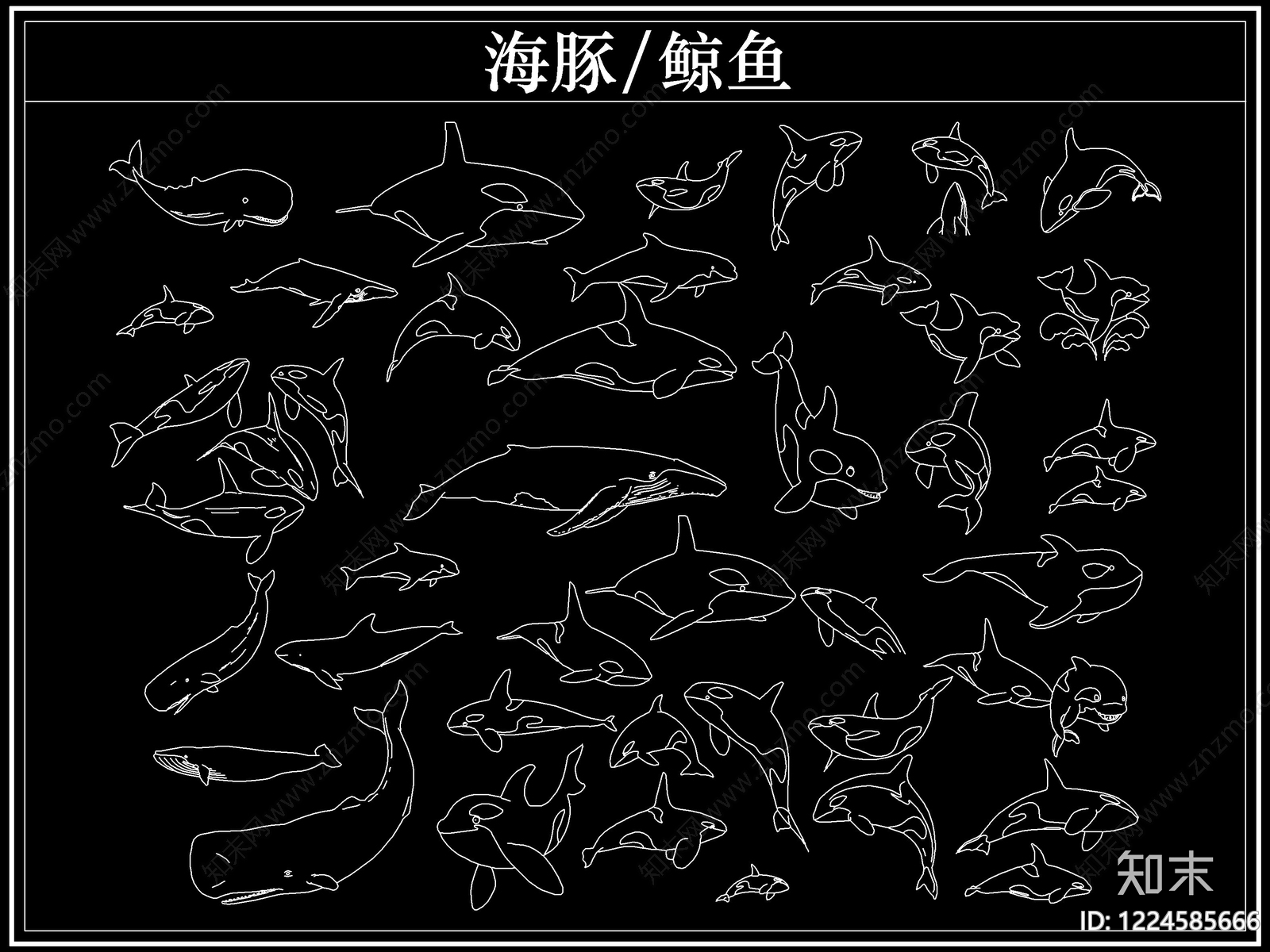 综合人物动物图库CAD图纸
