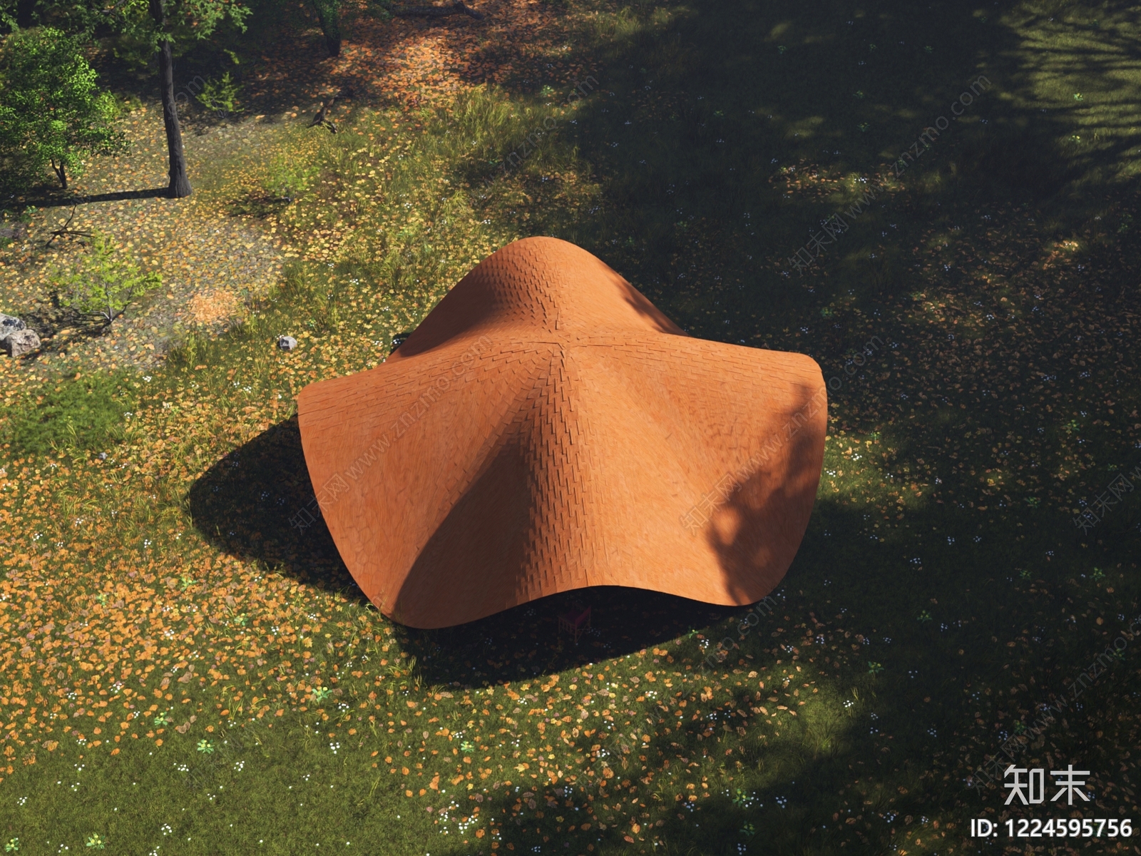 现代遮挡设施3D模型下载【ID:1224595756】