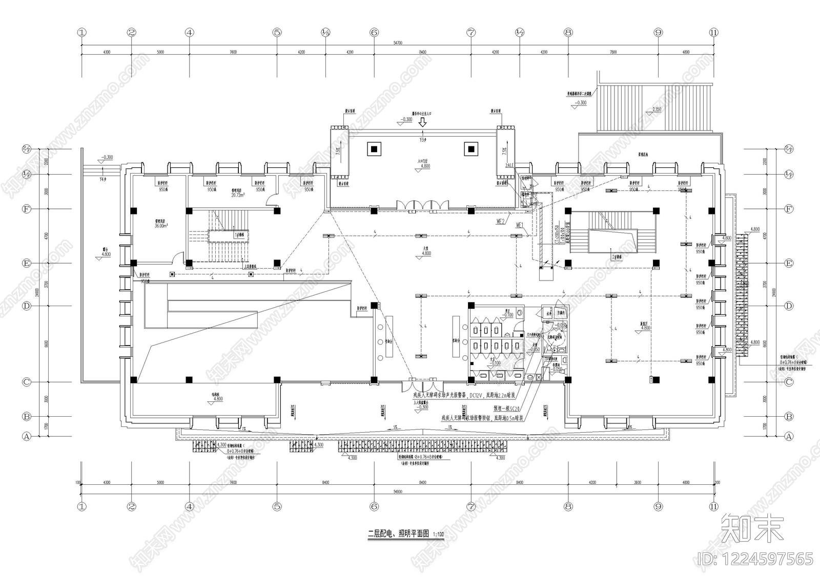 电气图cad施工图下载【ID:1224597565】