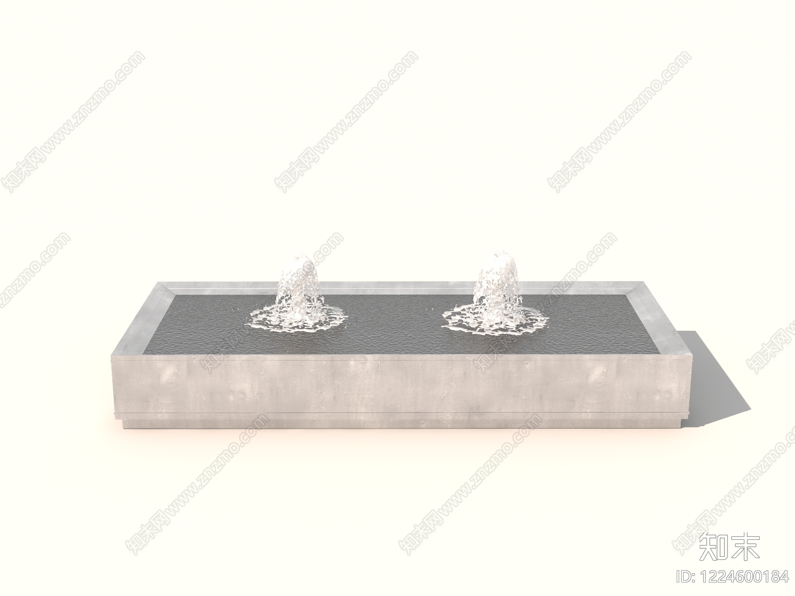 极简喷泉3D模型下载【ID:1224600184】