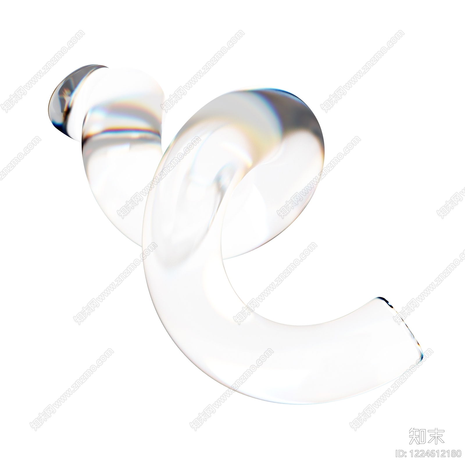 极简雕塑摆件3D模型下载【ID:1224612180】