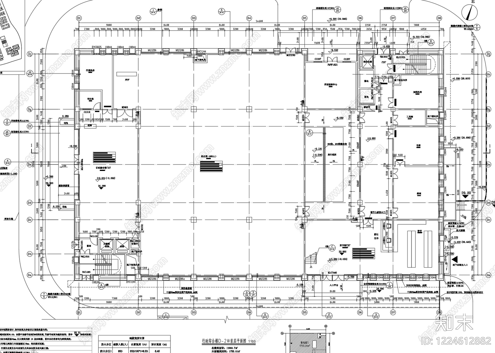 学校建筑cad施工图下载【ID:1224612882】