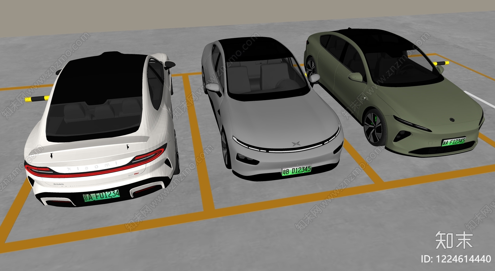 汽车SU模型下载【ID:1224614440】