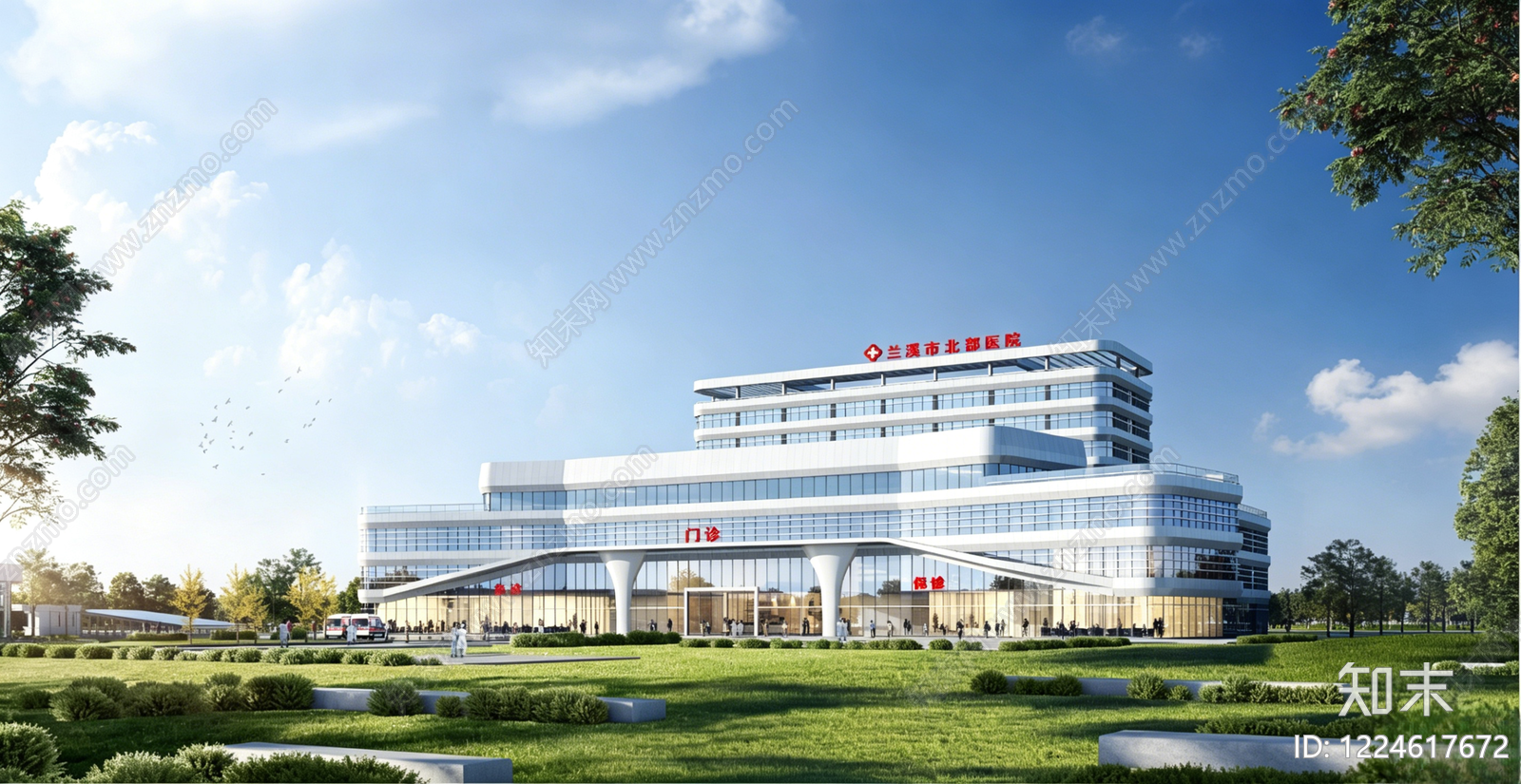 医院建筑cad施工图下载【ID:1224617672】