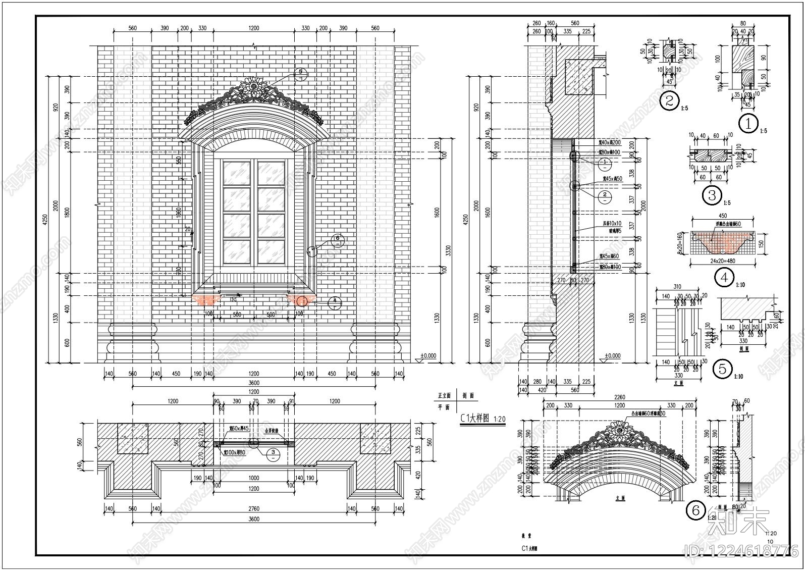 其他古建筑cad施工图下载【ID:1224618776】