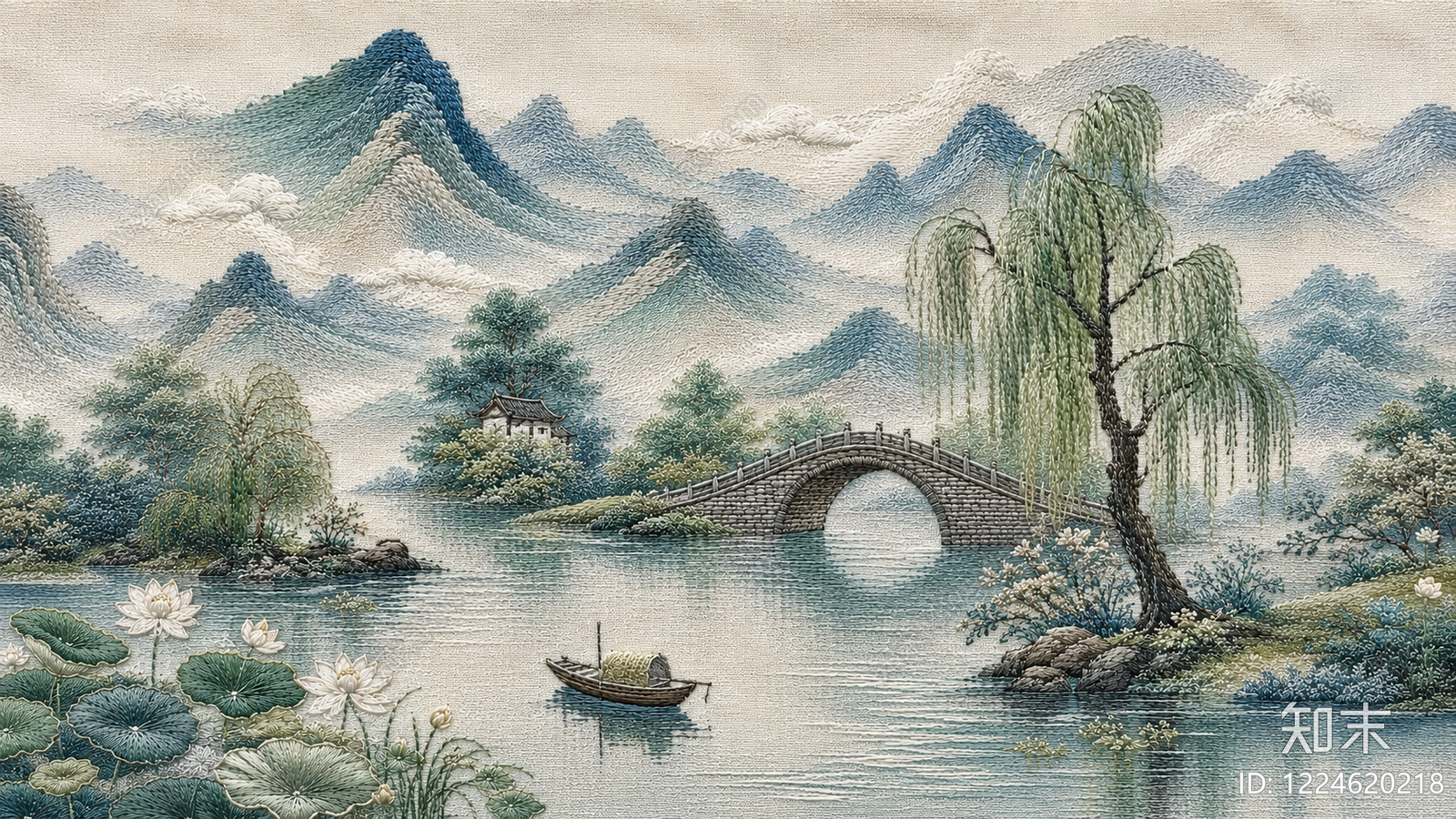山水高清贴图材质