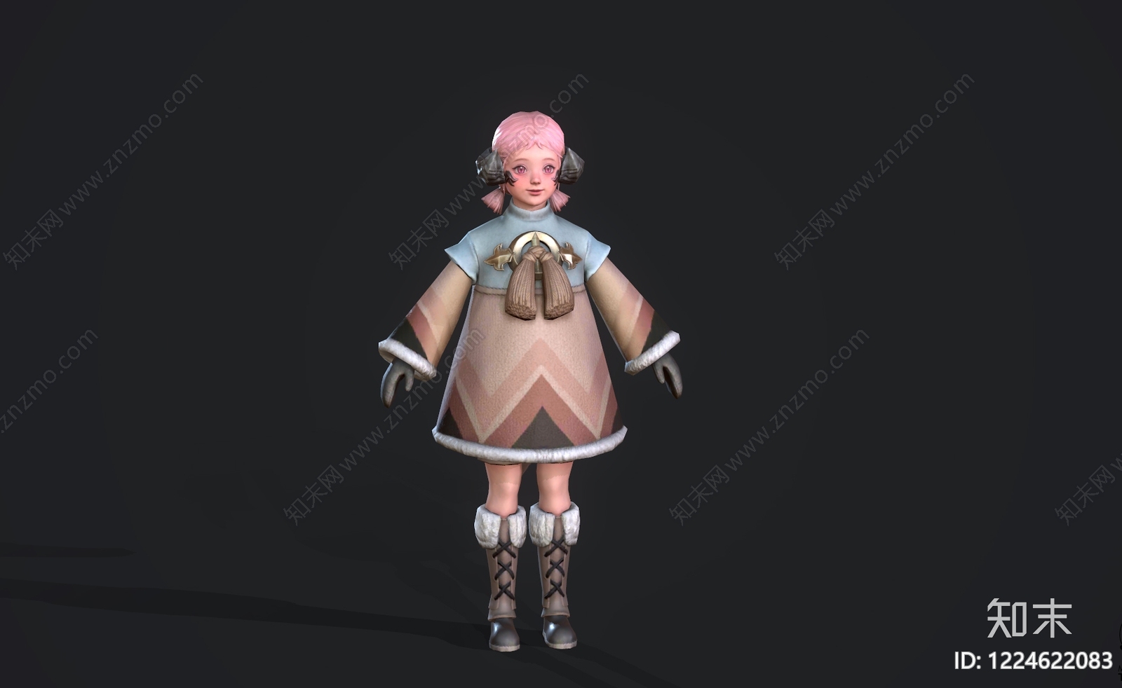 虚拟人物3D模型下载【ID:1224622083】