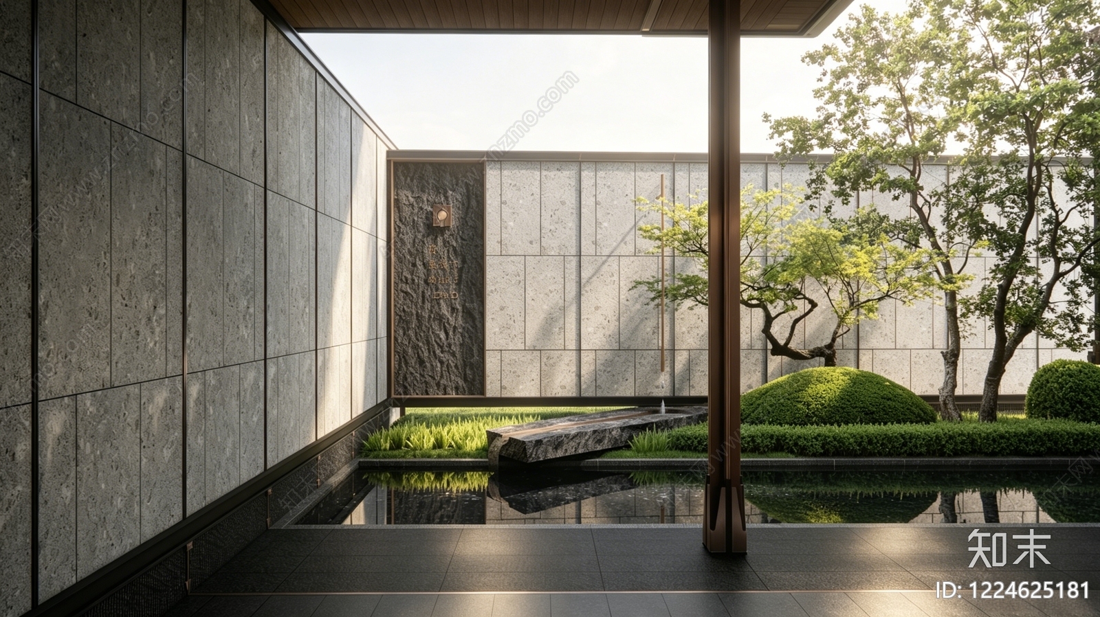 中式水景节点详图CAD图纸