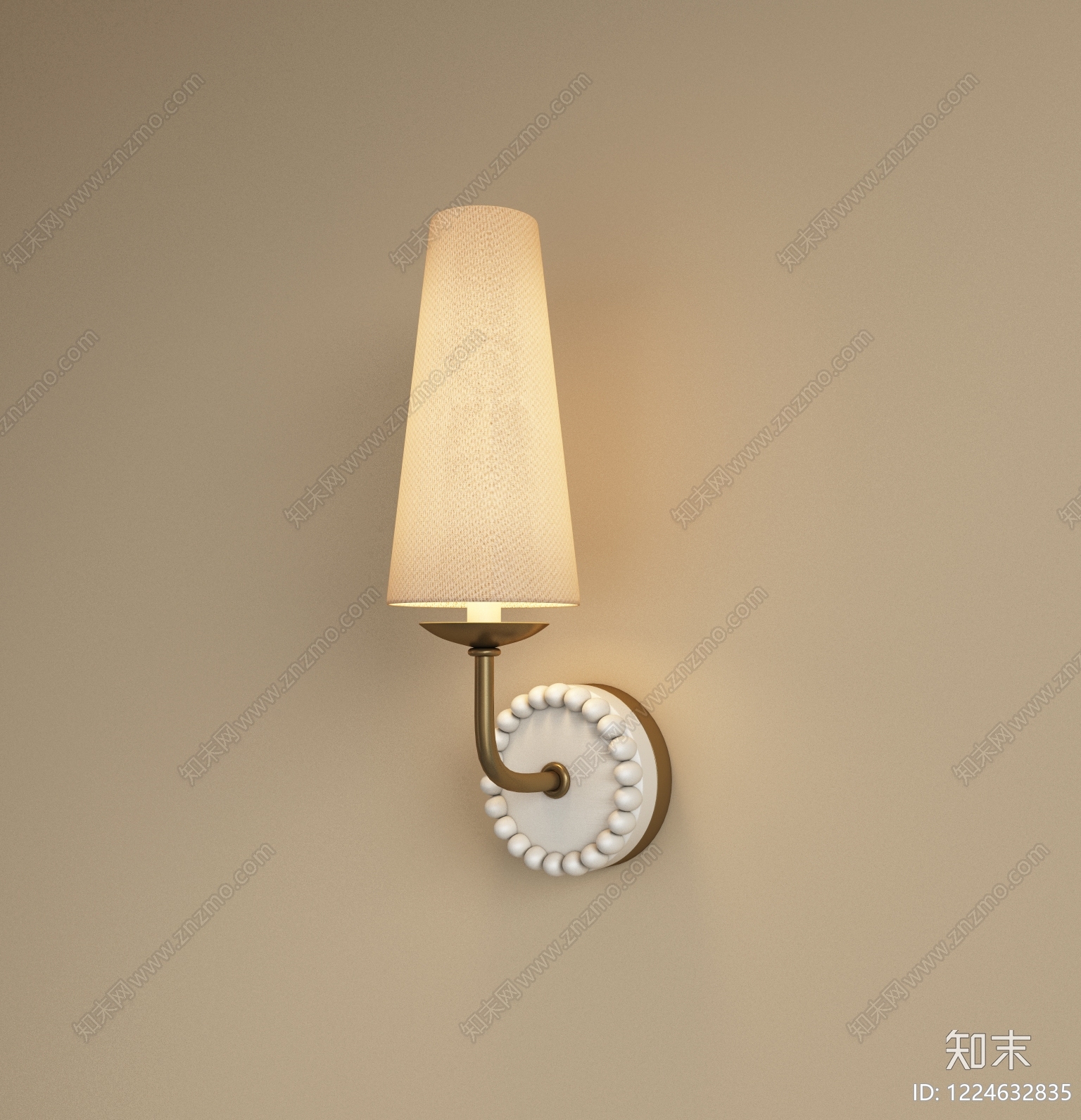 奶油风儿童壁灯3D模型下载【ID:1224632835】