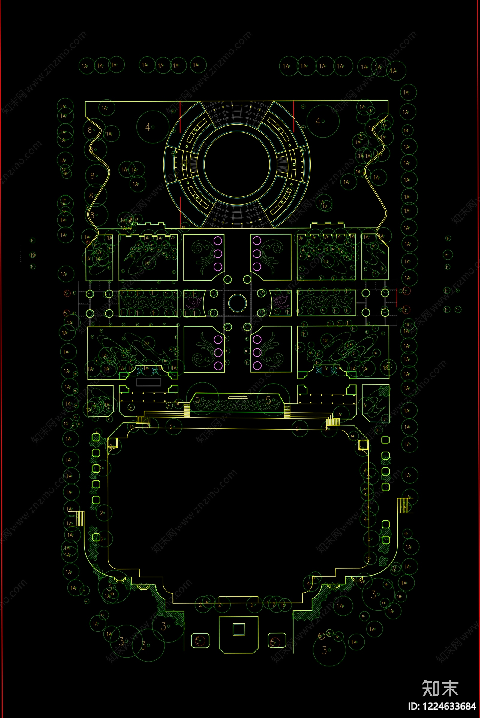 其他公园景观cad施工图下载【ID:1224633684】