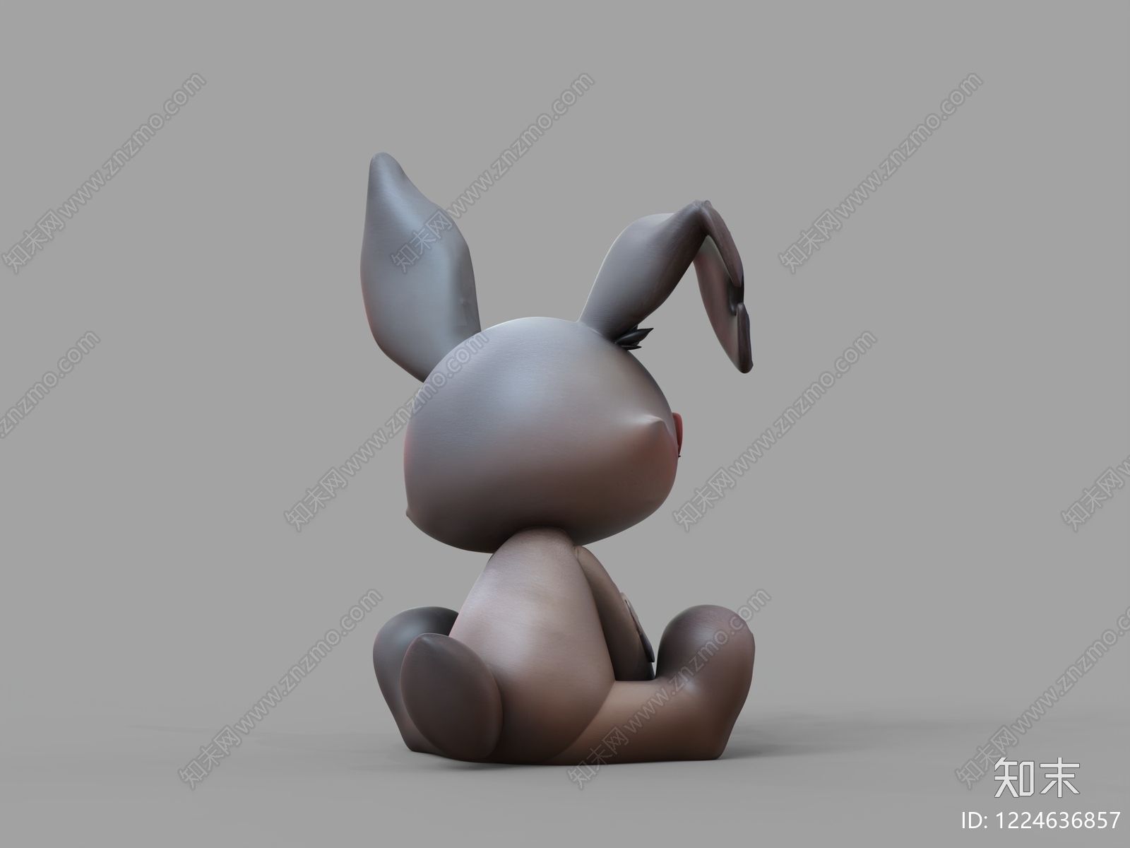 暗黑玩偶风雕塑摆件3D模型下载【ID:1224636857】
