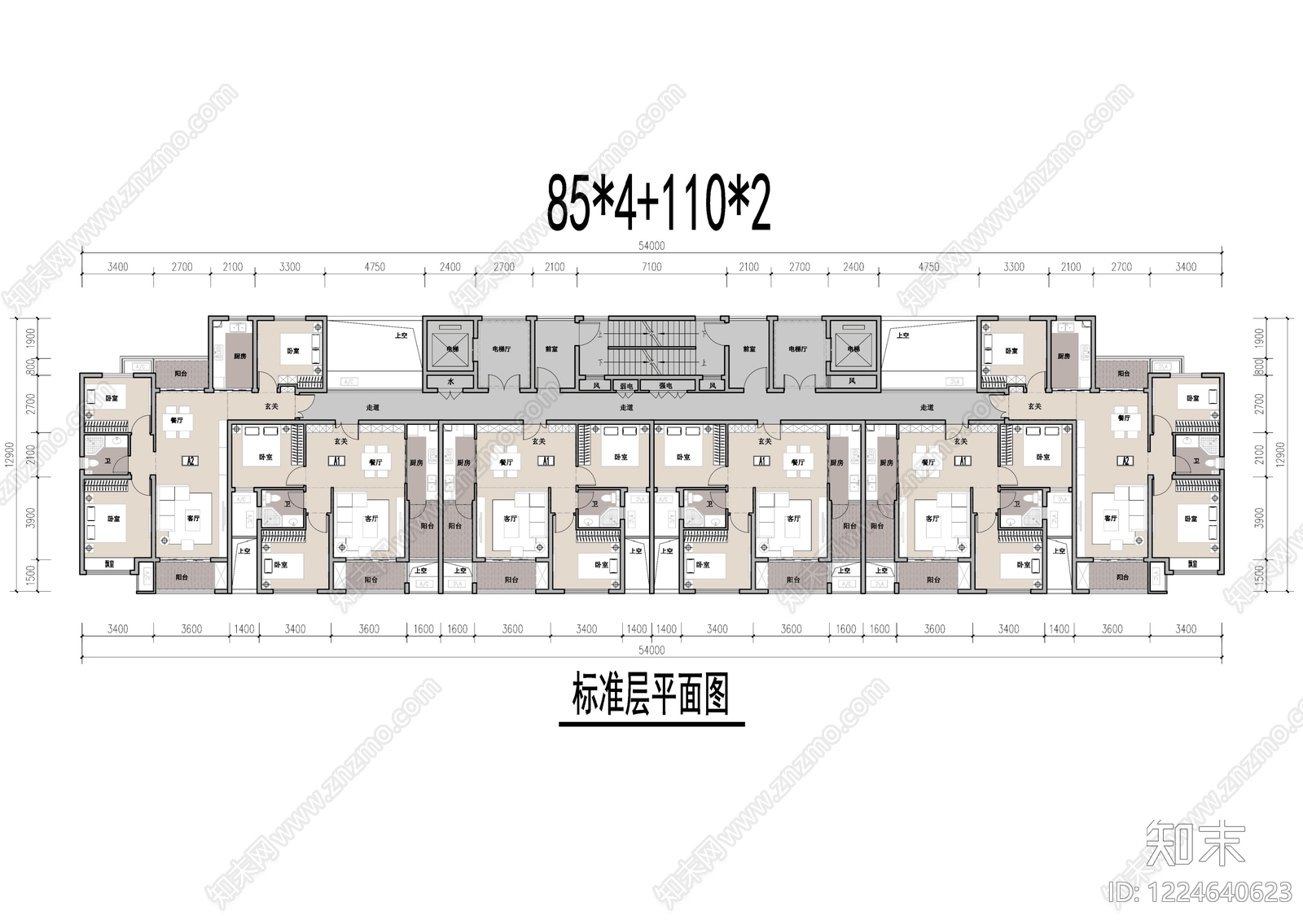 公寓建筑CAD图纸