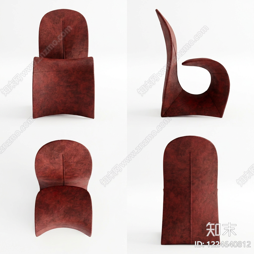 现代休闲椅SU模型下载【ID:1224640812】