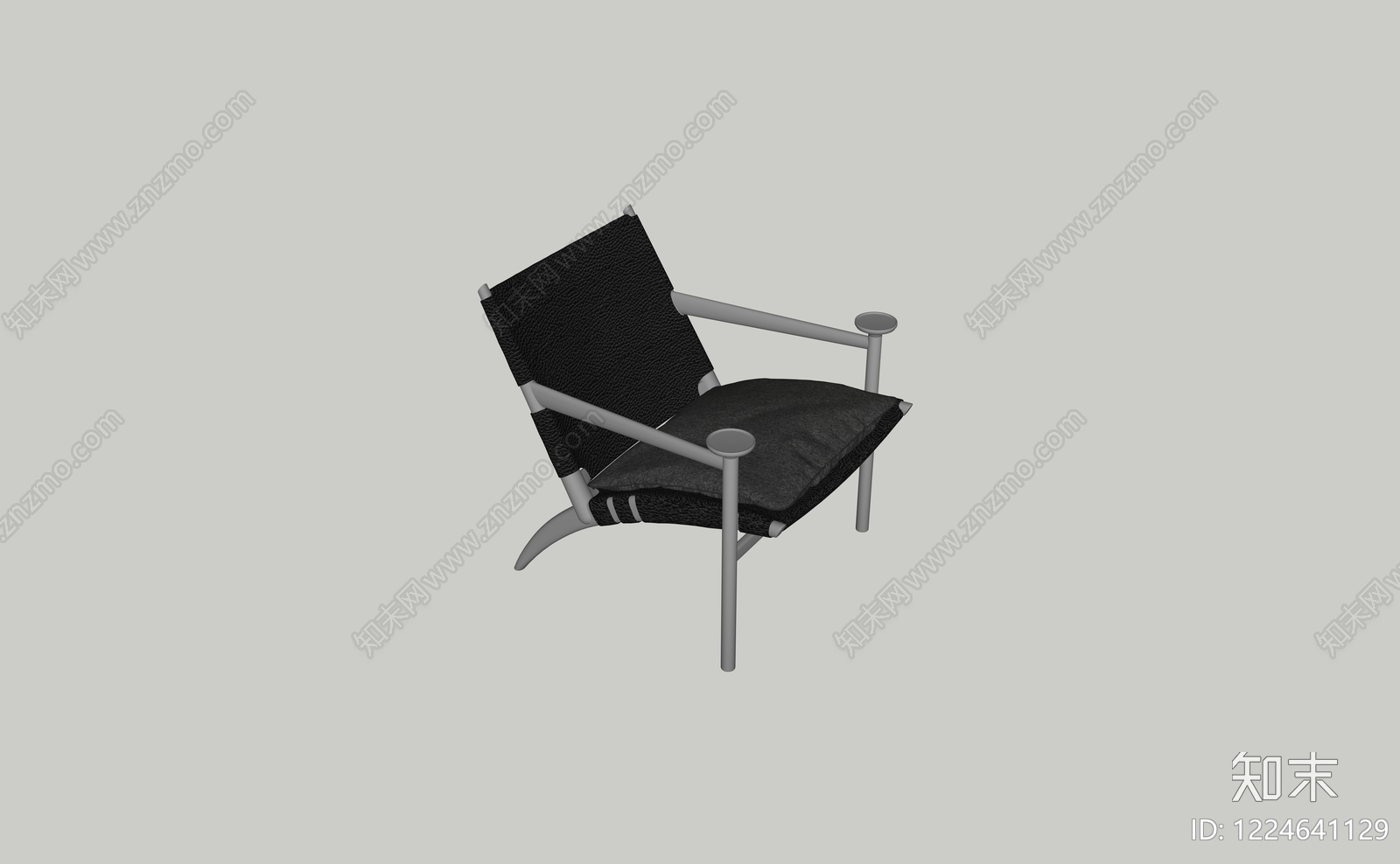 极简休闲椅3D模型下载【ID:1224641129】