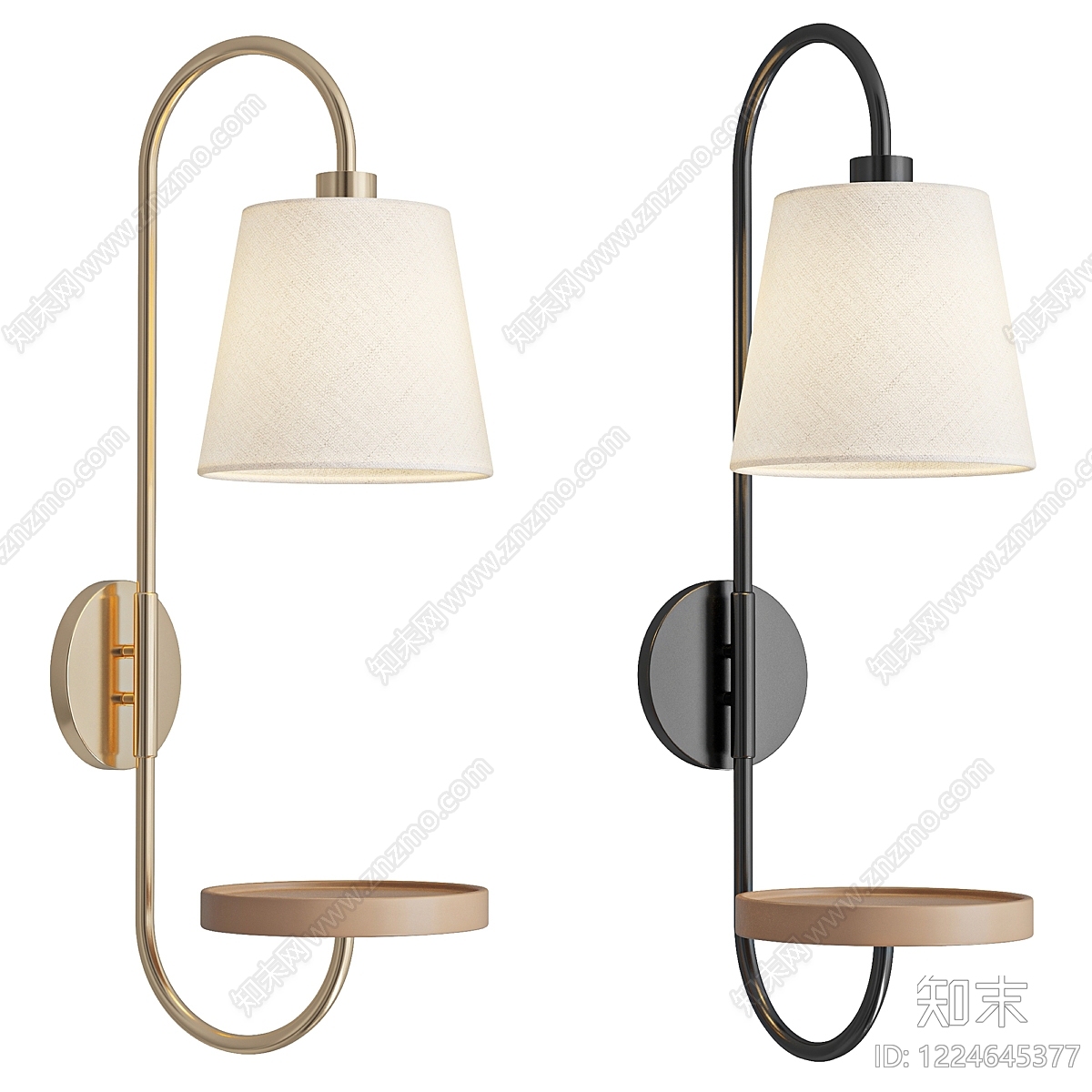 轻奢儿童壁灯3D模型下载【ID:1224645377】