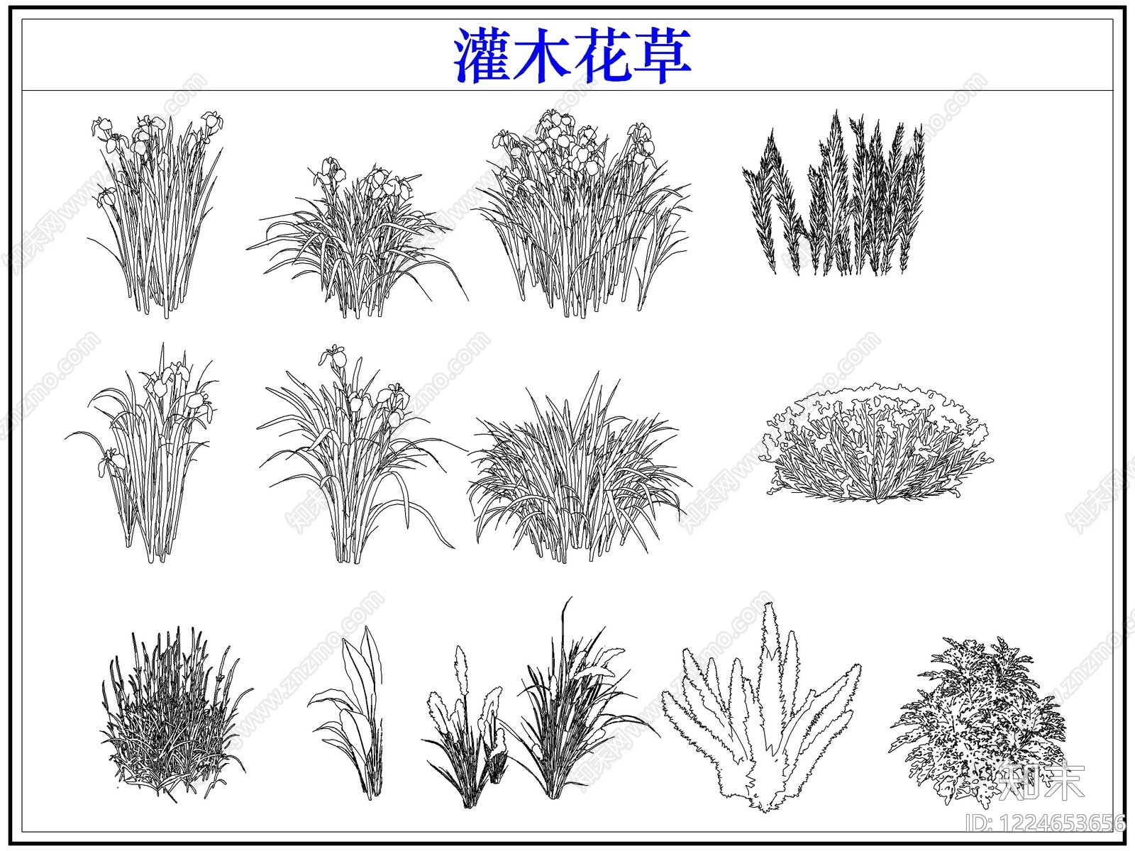 绿植CAD图纸