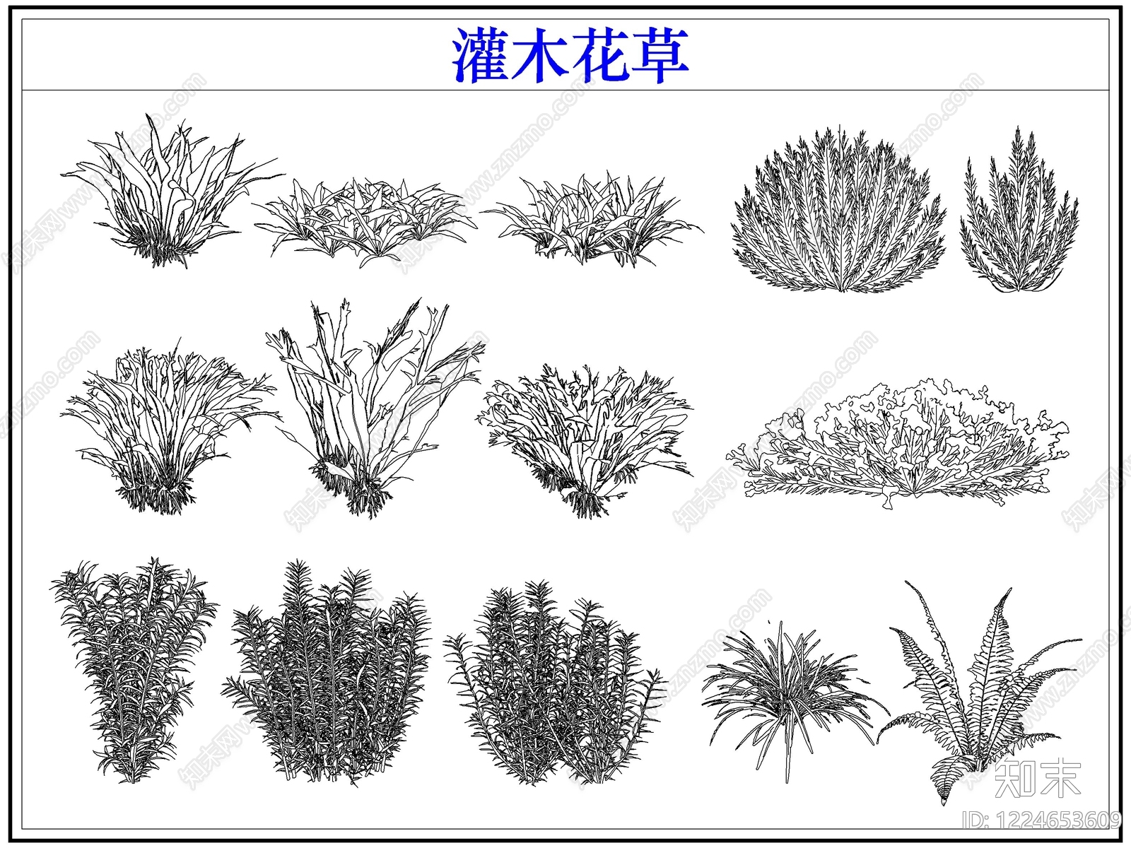 绿植CAD图纸