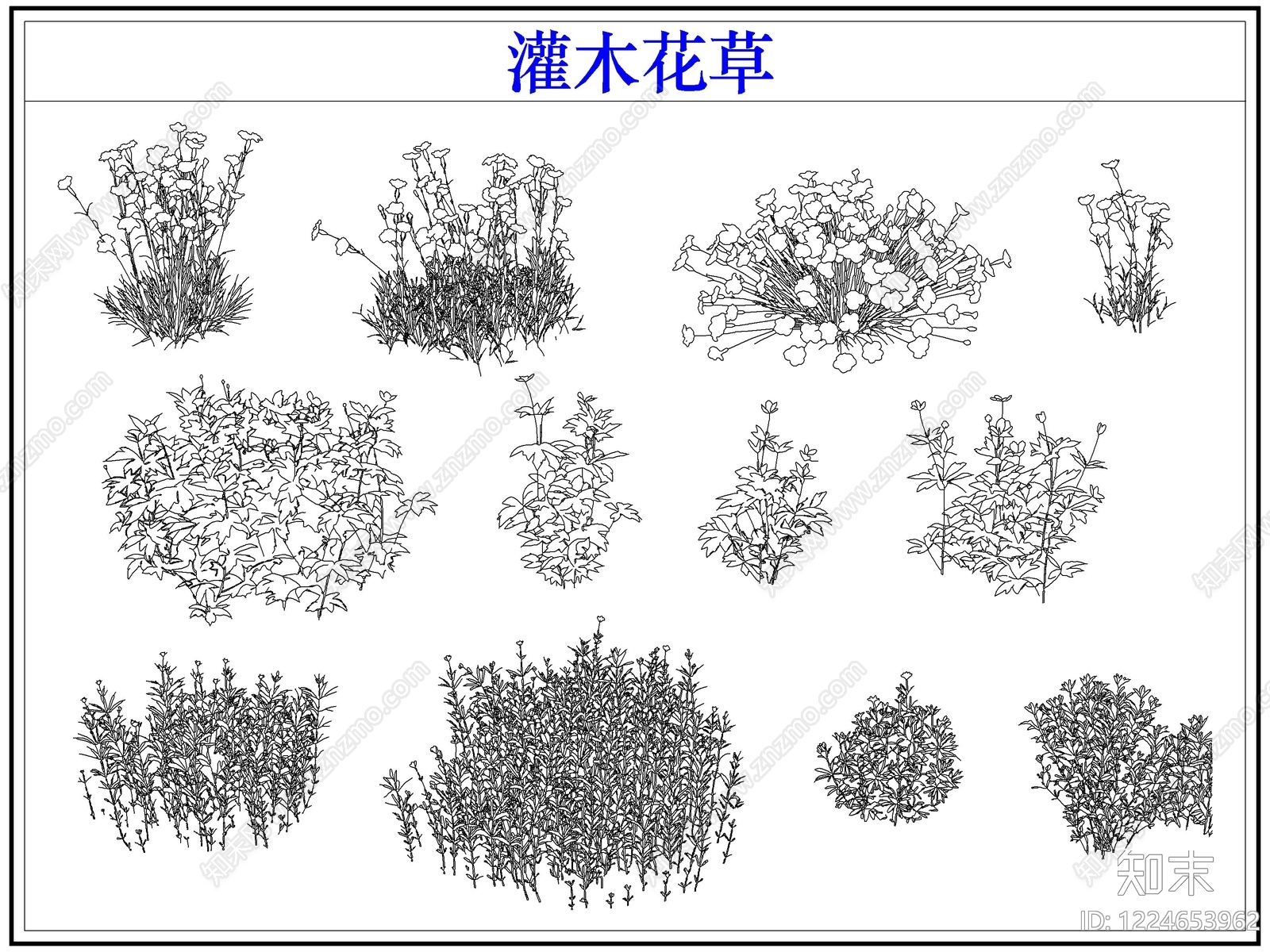 绿植CAD图纸