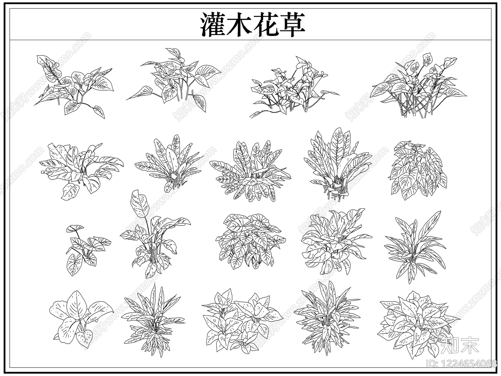 绿植CAD图纸
