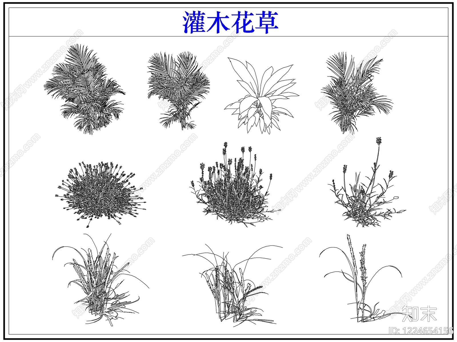 绿植CAD图纸