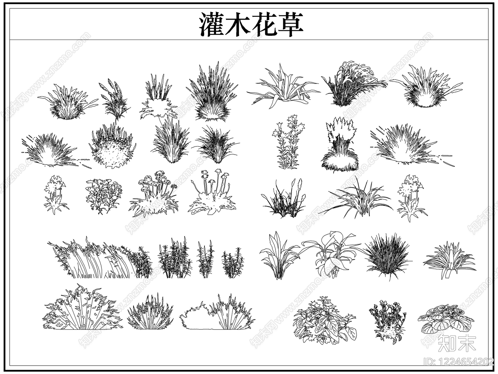 绿植CAD图纸