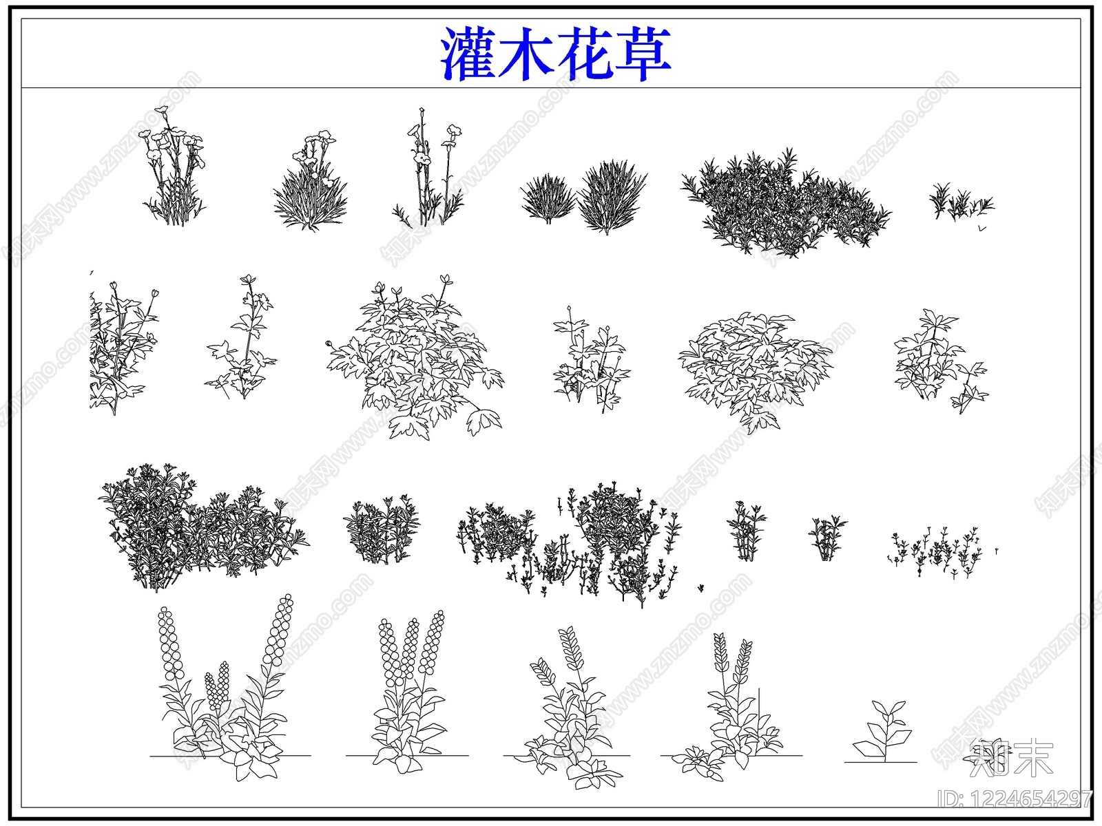 绿植CAD图纸