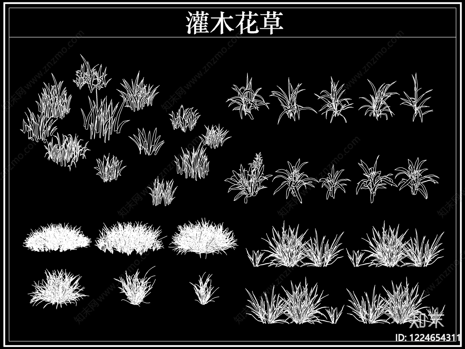 绿植CAD图纸