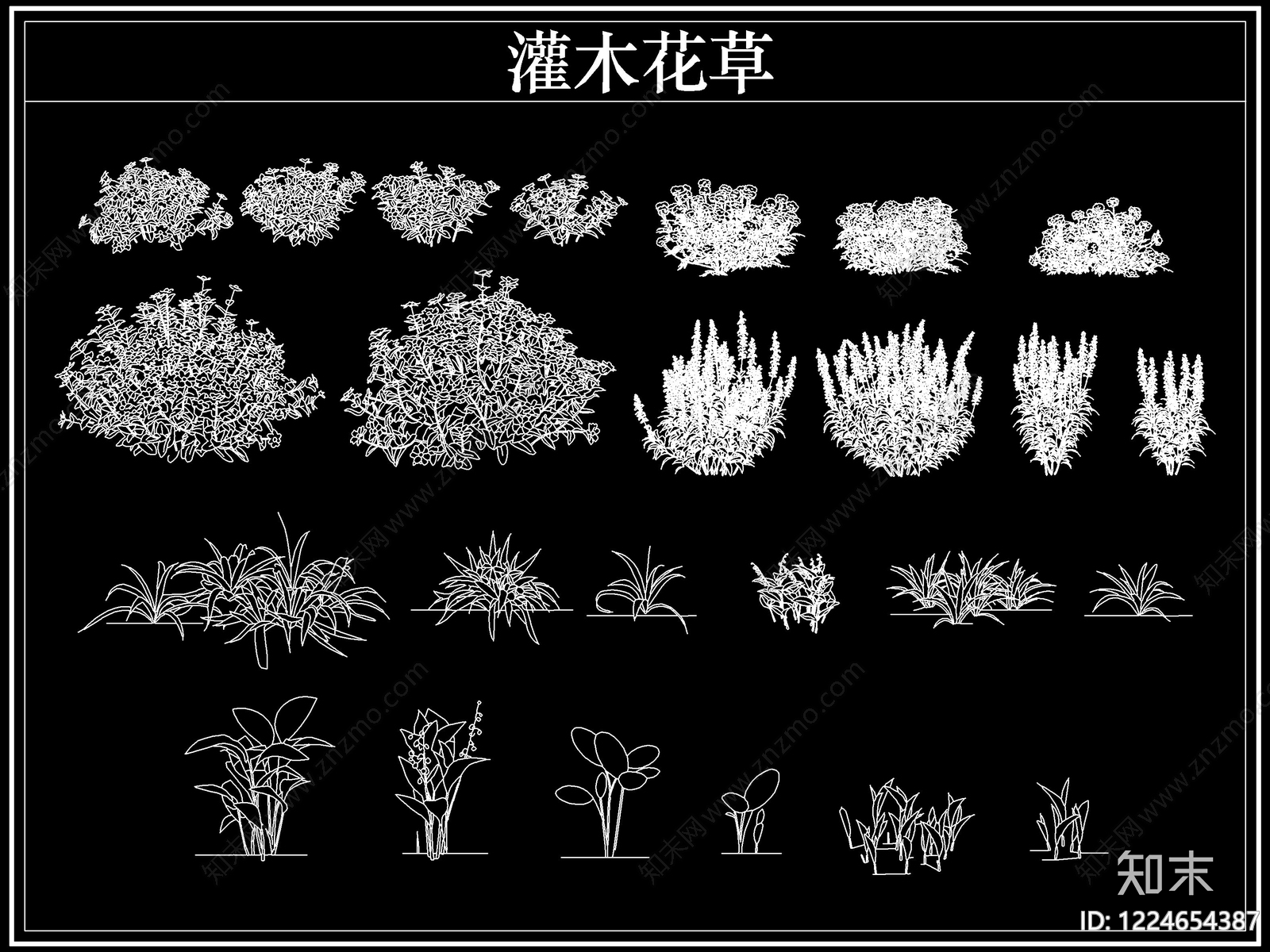 绿植CAD图纸