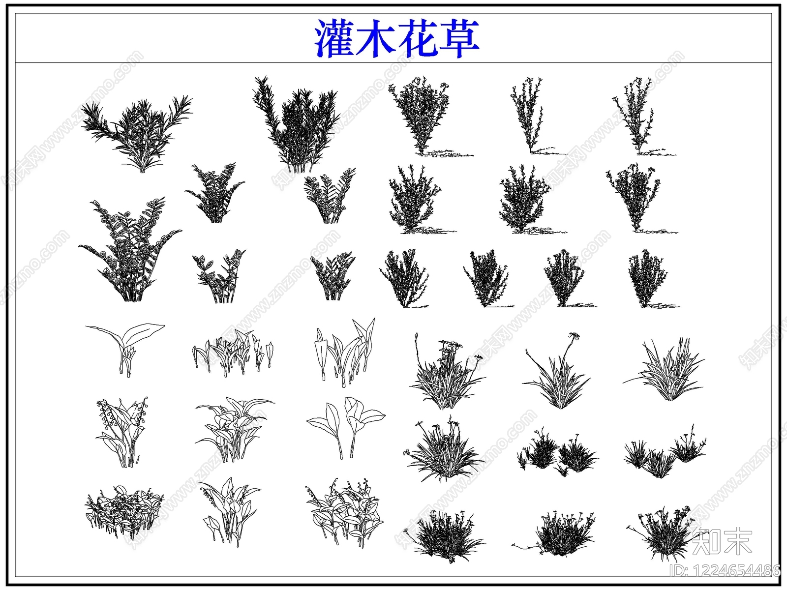 绿植CAD图纸