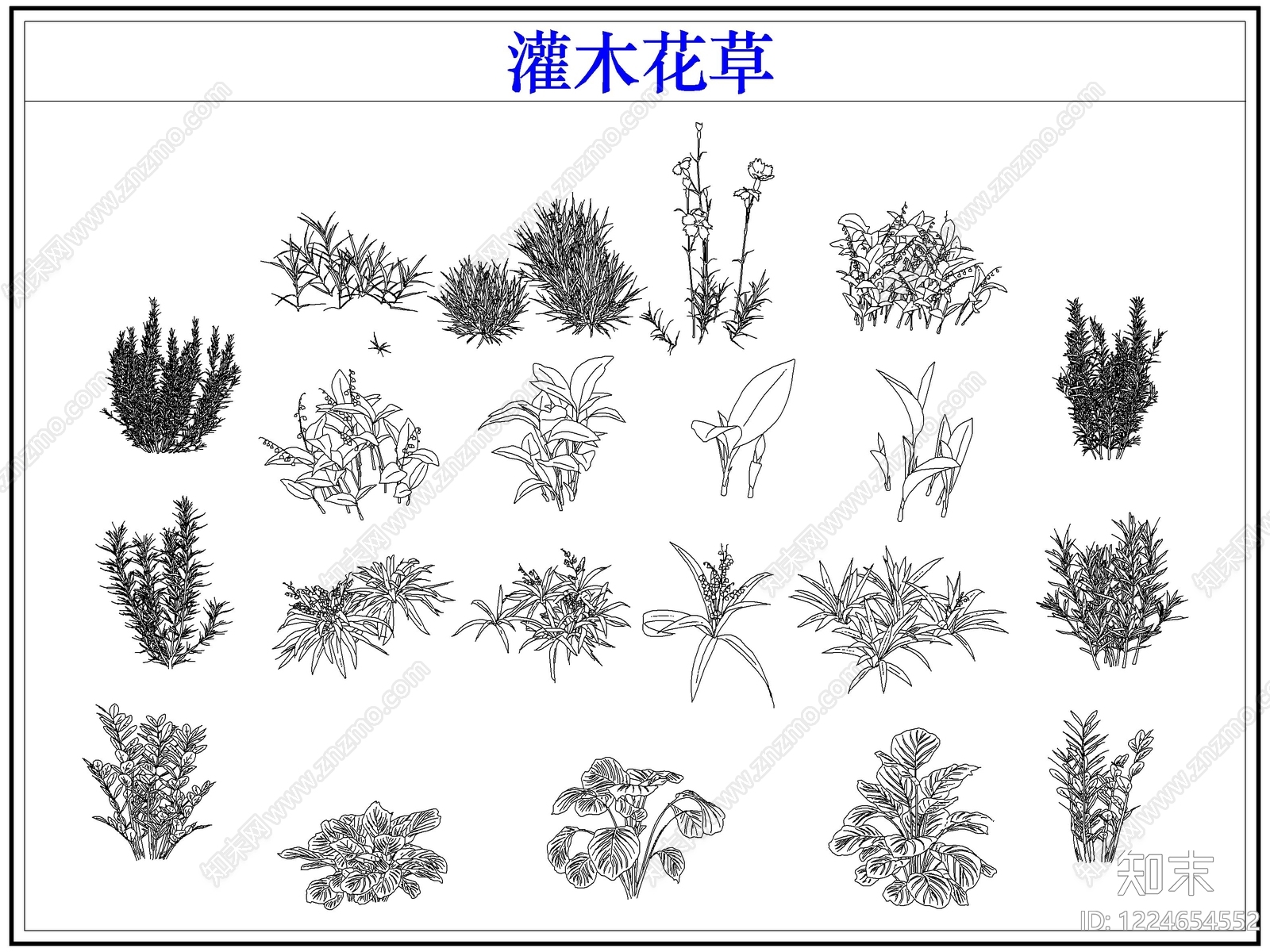 绿植CAD图纸
